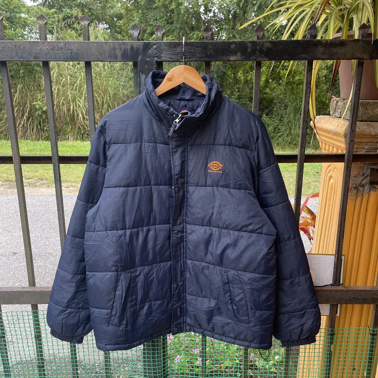 🔥Vintage Dickies Full Zipper Puffer Down Winter Light Jacket
