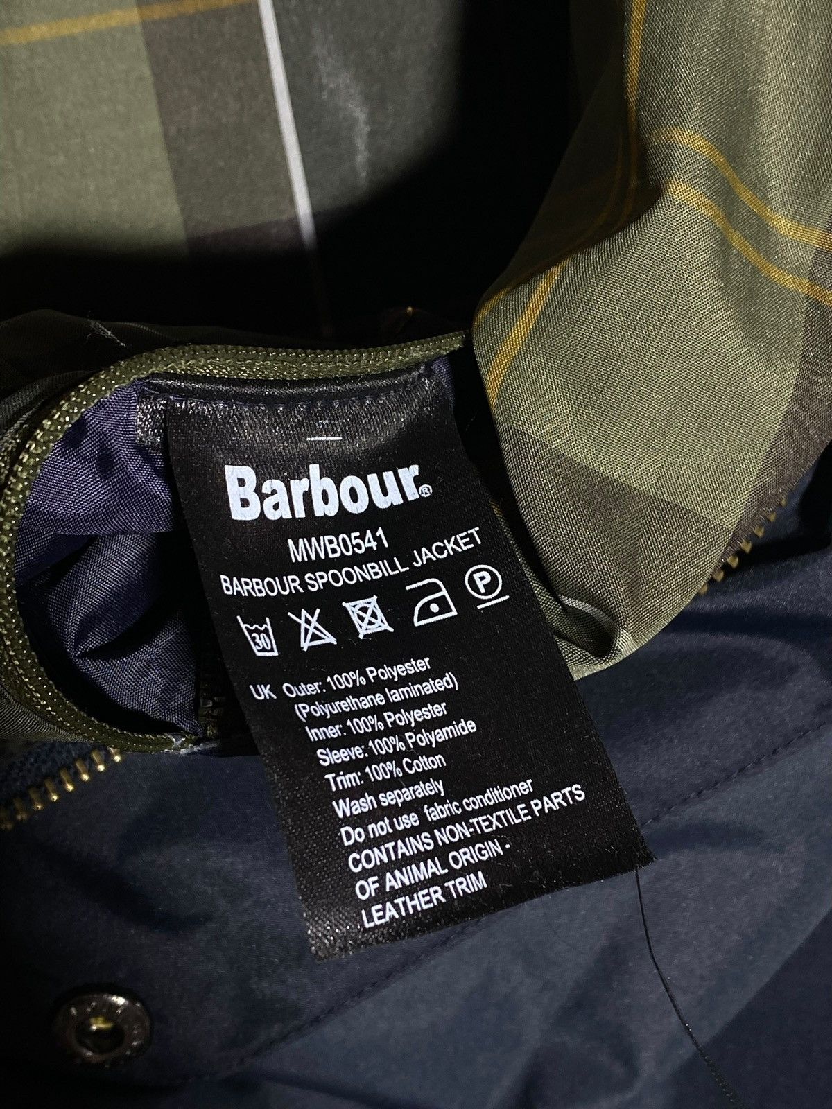 Barbour 🔥 BARBOUR INTL NAVY WINDBREAKER JACKET MOTO BRITISH ICON Size US XXL / EU 58 / 5 - 23 Thumbnail