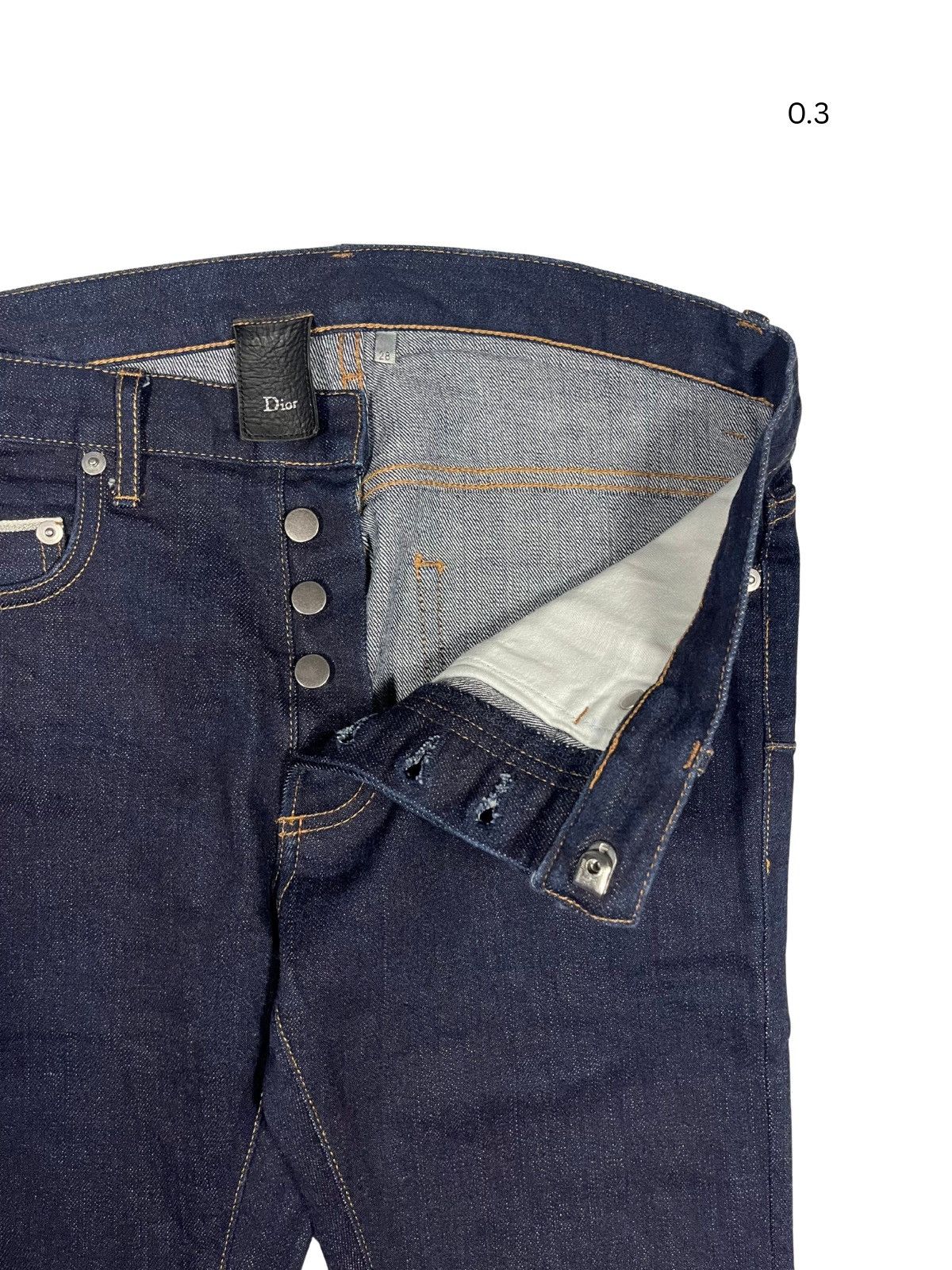 Dior Dior Homme Silver Selvedge Denim Size US 28 / EU 44 - 4 Thumbnail