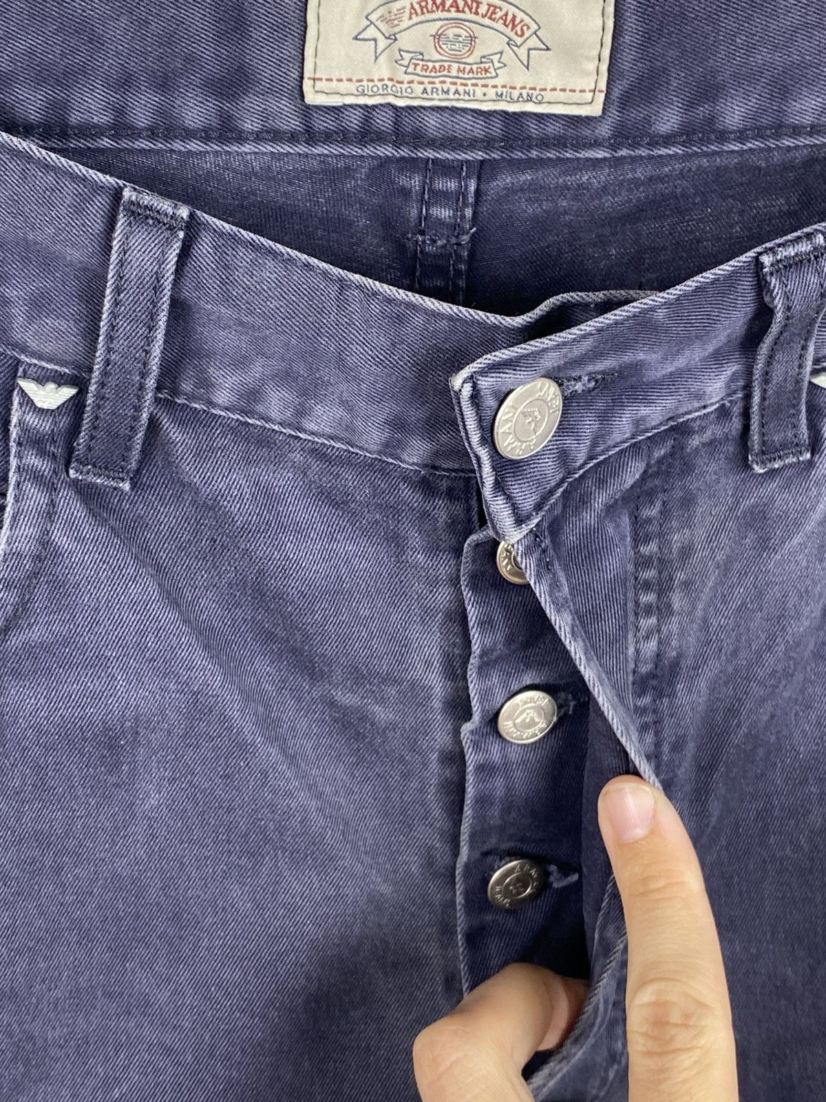 Armani Armani Jeans Vintage Men Denim Pants Navy Cotton size 34 Size US 34 / EU 50 - 8 Thumbnail