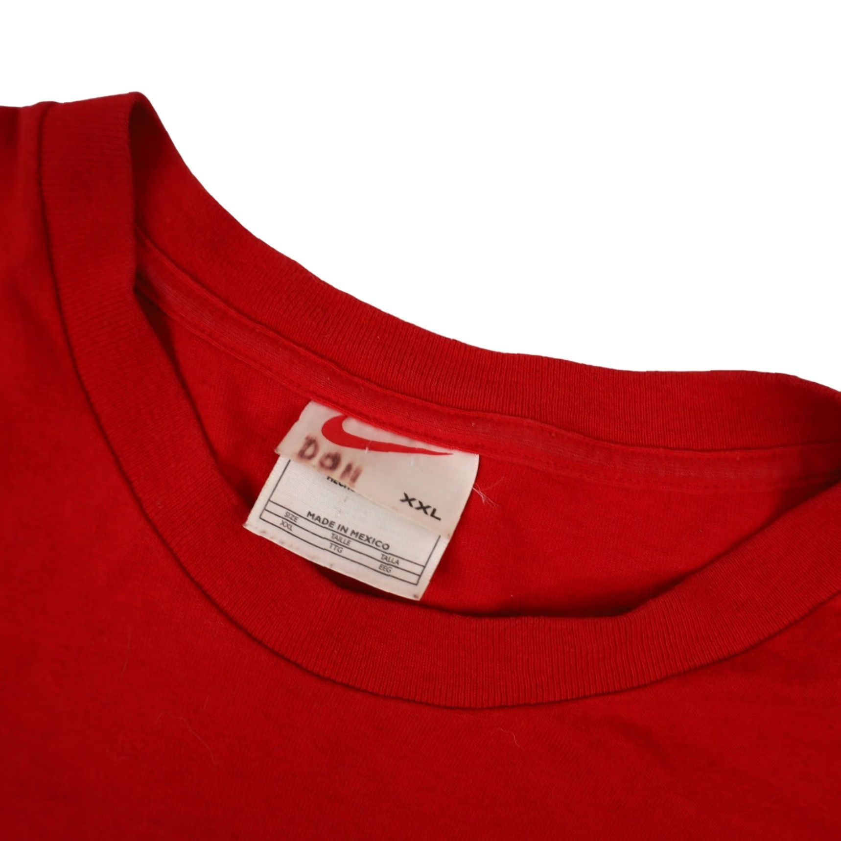 Nike VINTAGE Nike Hand of Fate Mens T-Shirt Red XXL Graphic Shirt Size US XXL / EU 58 / 5 - 4 Thumbnail