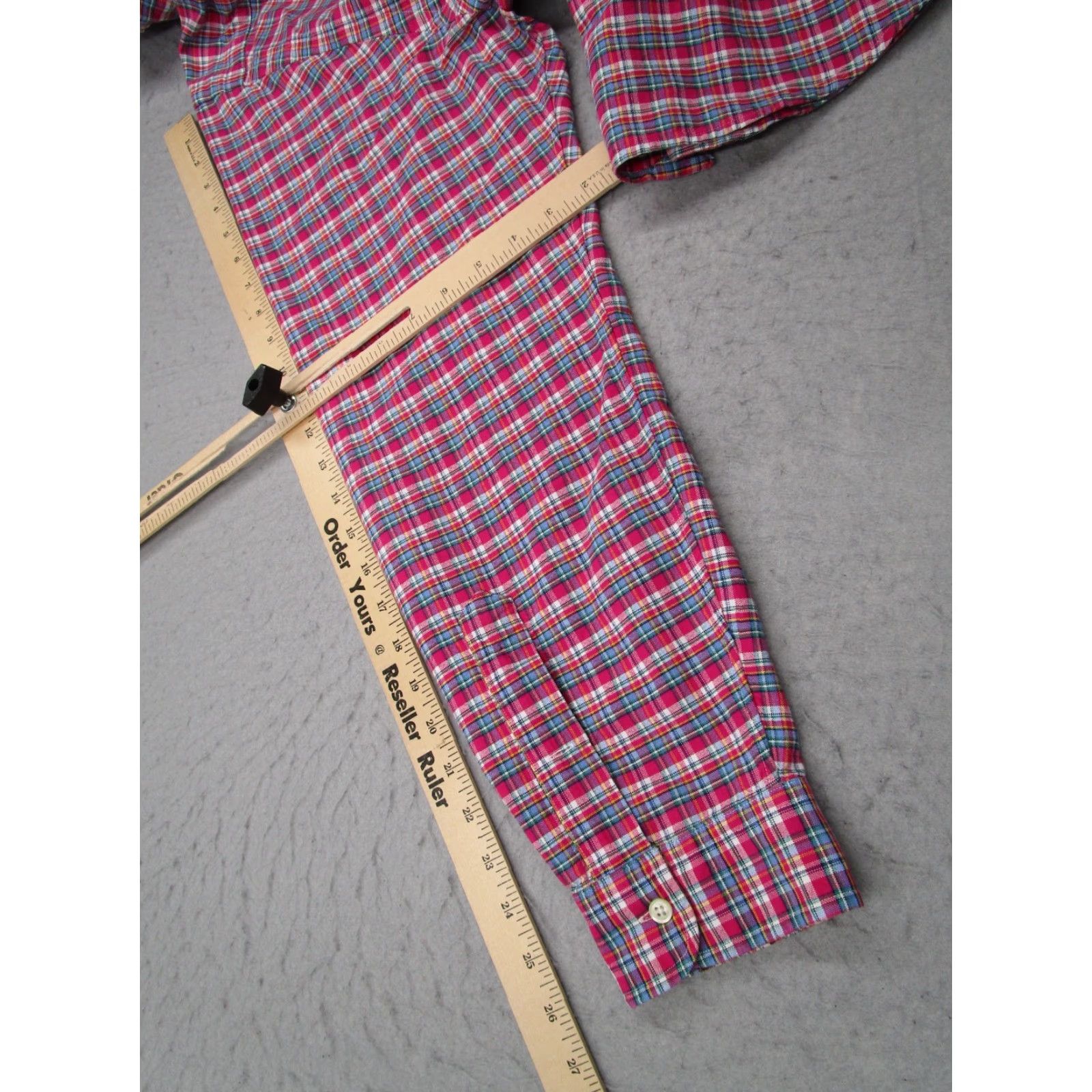 Ralph Lauren Ralph Lauren Shirt Men Pink Check 2XL XXL Button Up Long Sleeve Twill Pony Size US XXL / EU 58 / 5 - 7 Thumbnail