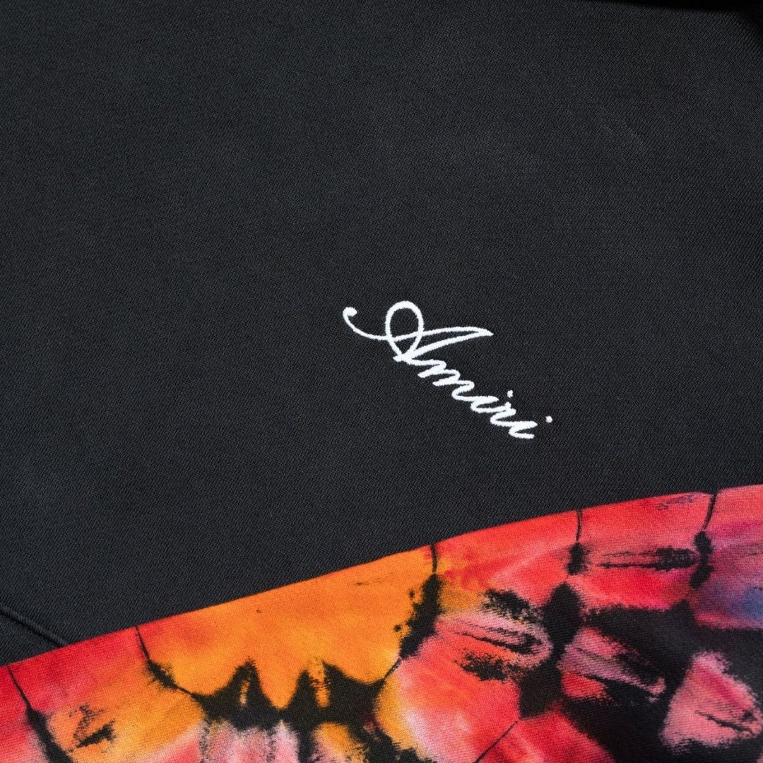 Amiri o1mle0725 Spot Tie-Dye Hoodie in Black Size US XL / EU 56 / 4 - 3 Thumbnail