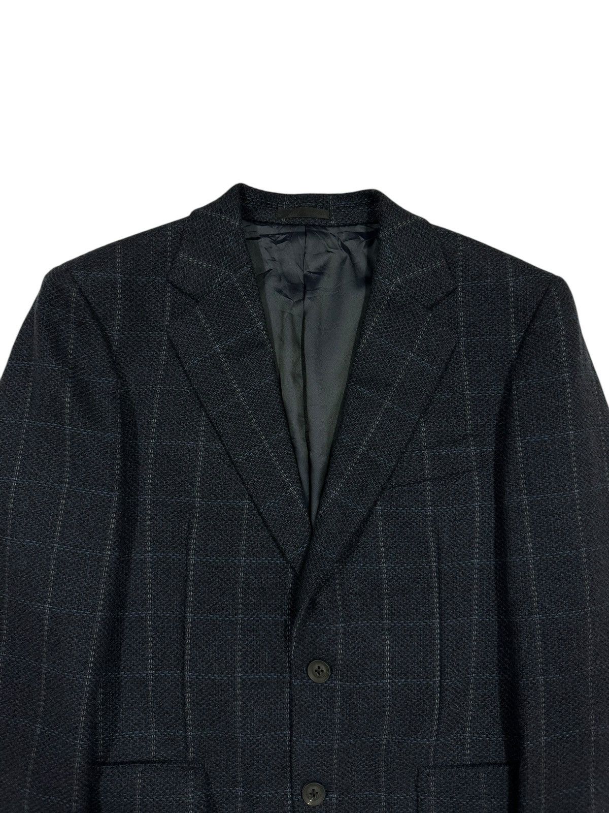 Burberry Burberry London Checked Blazer Cashmere Jacket Japan Size 48R - 5 Thumbnail