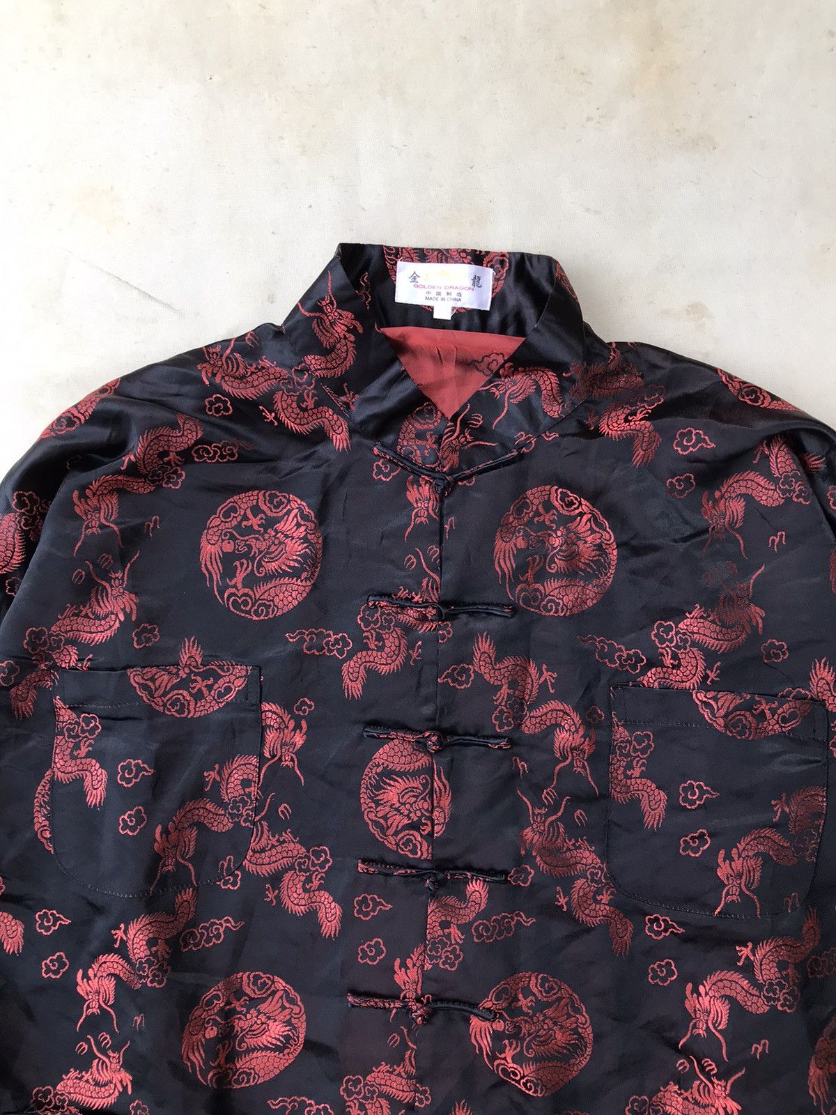 Karakuri Tamashii Japanese Sukajan Dragon Shirt Size US L / EU 52-54 / 3 - 3 Thumbnail