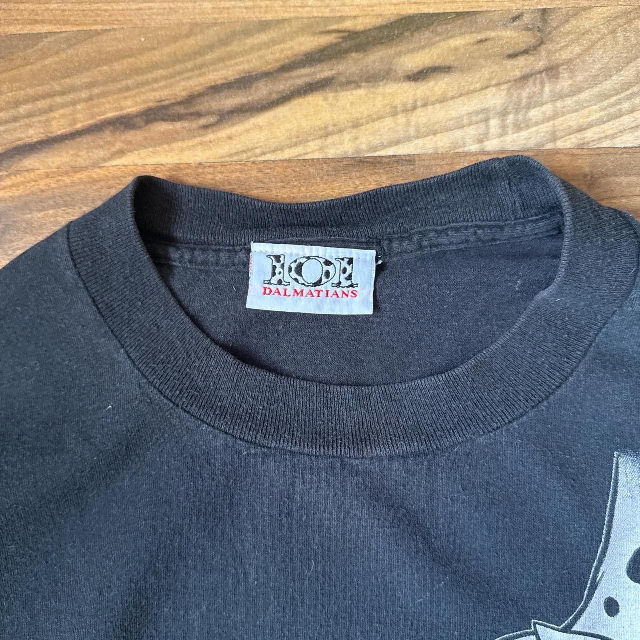 Disney Vtg 90s Disney 101 Dalmaitions Black Tee One Size Mens Large Size US L / EU 52-54 / 3 - 2 Thumbnail