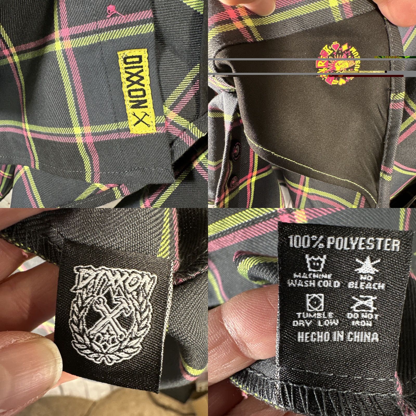 Vintage Dixxon Flannel x Punk Rock Museum Men 4XL Collab Plaid Button-Up Shirt NEW Size US XXL / EU 58 / 5 - 8 Thumbnail