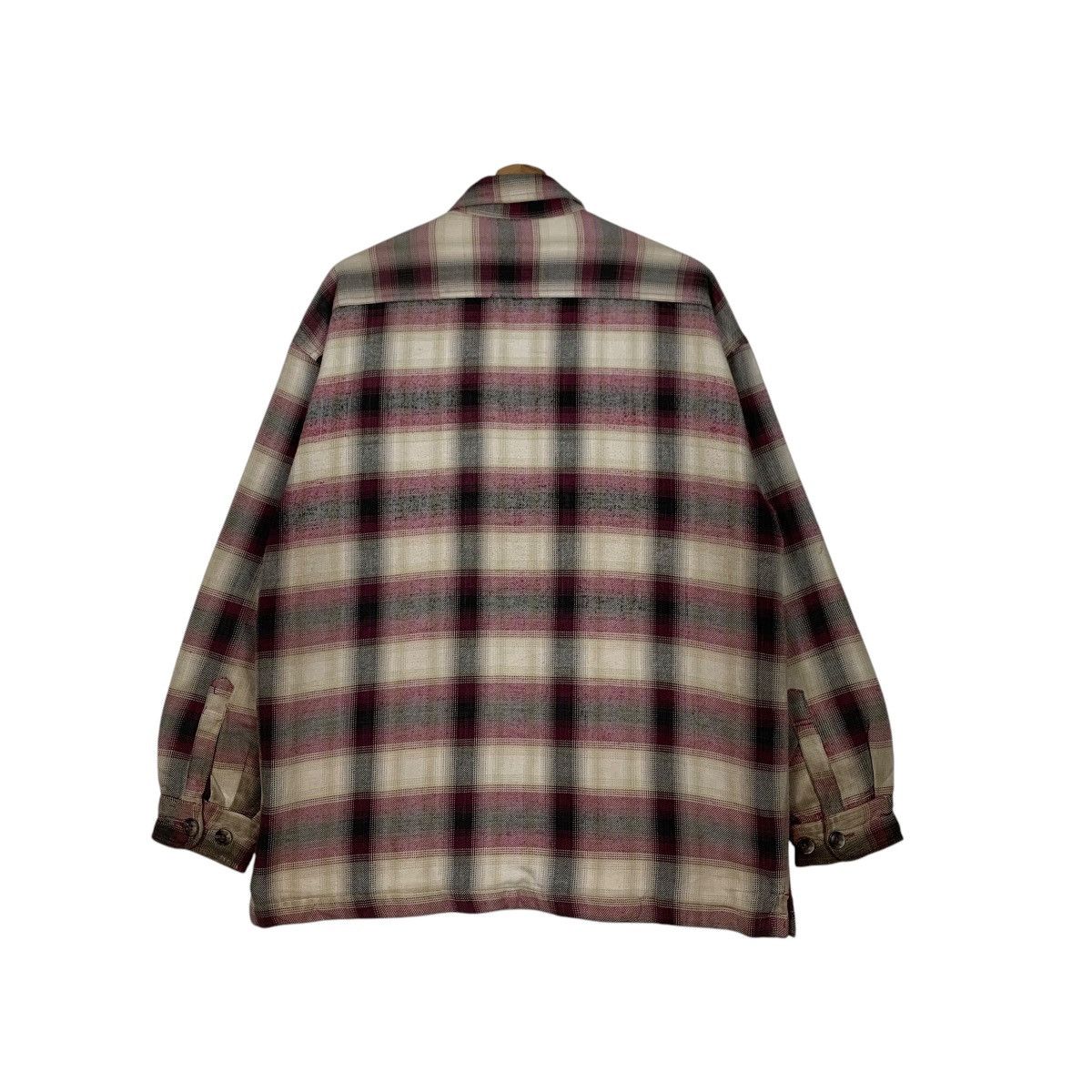 Flannel TRAY-UP Shadow Plaid Work Flannel Jacket #2149-C95 Size US L / EU 52-54 / 3 - 7 Thumbnail