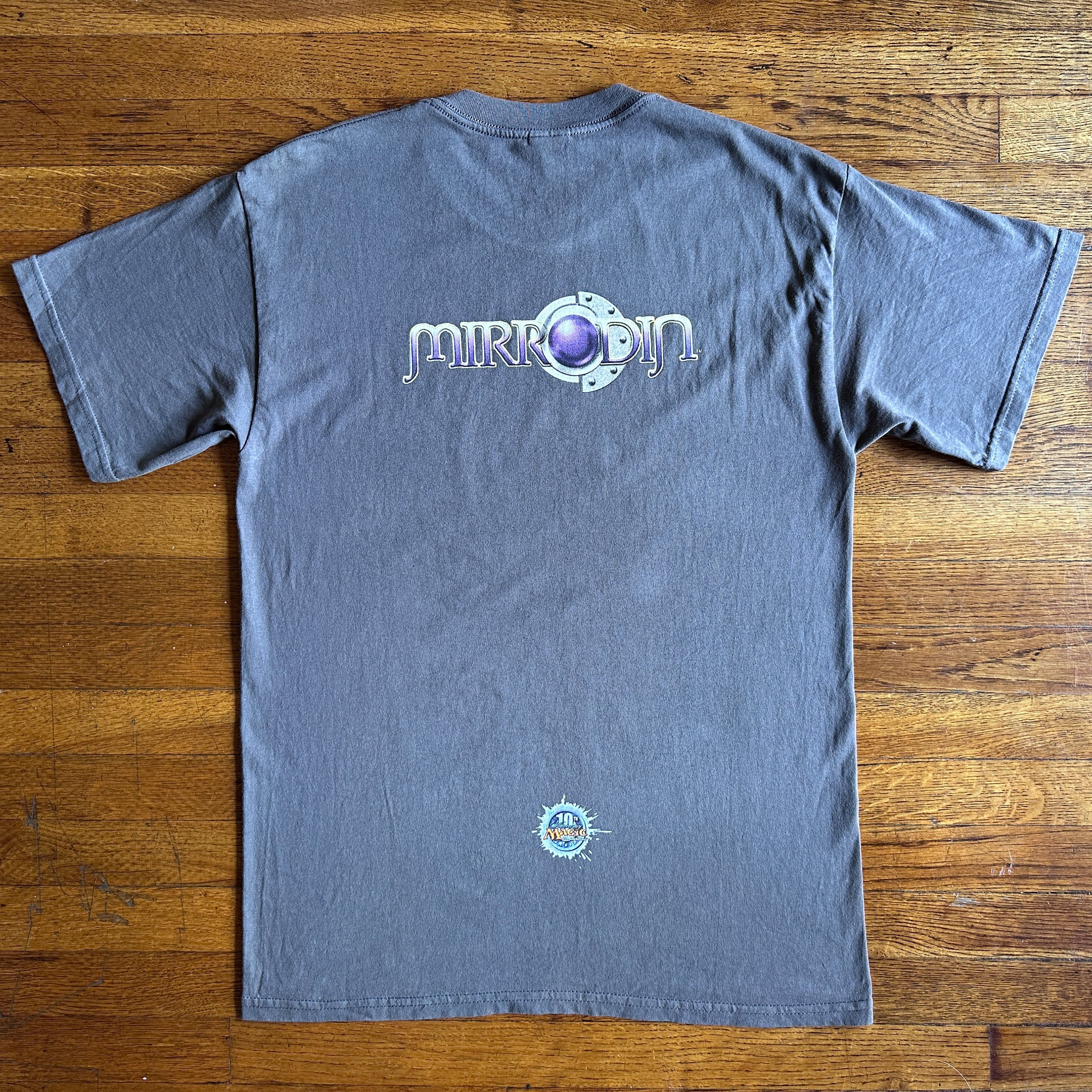Vintage モリンフェンTシャツ　mtg Shirt XL Morinfen Vintage Magic the Gathering Mirrodin 10th Anniversary Promo T