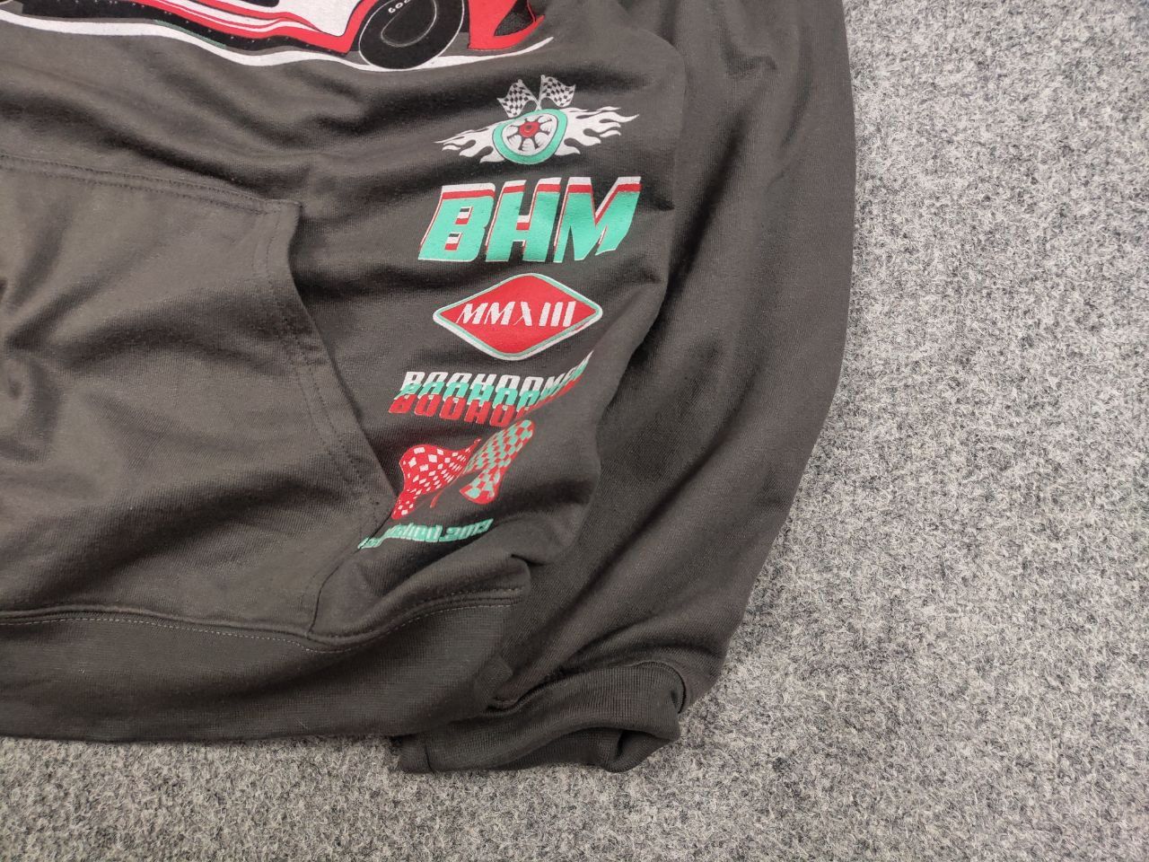 NASCAR Vintage Motocross Car Racing Nascar Logo Gray Hoodie Size US M / EU 48-50 / 2 - 5 Thumbnail