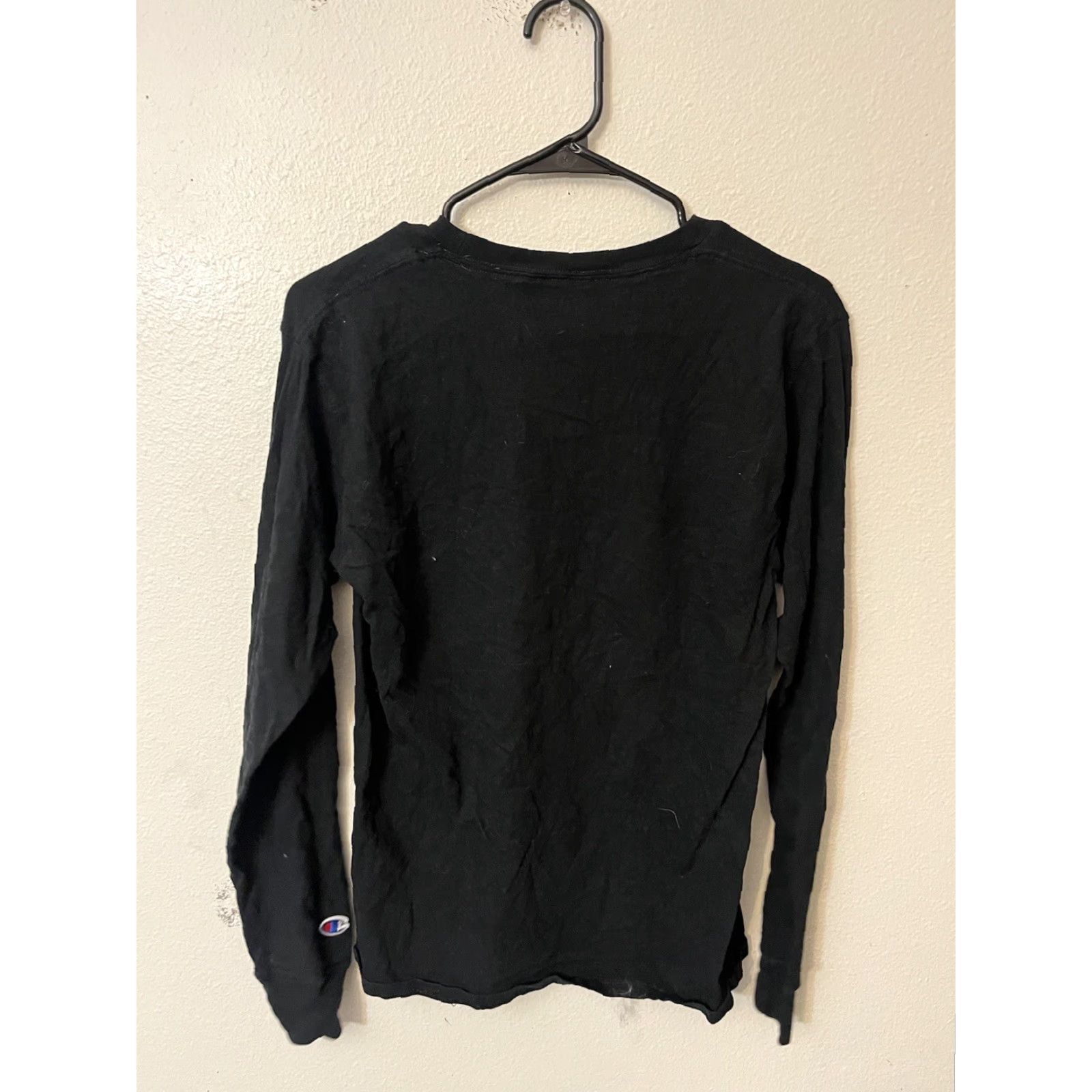 Champion VINTAGE Champion Long Sleeve Pullover T-Shirt Black Small Mens Size US S / EU 44-46 / 1 - 3 Thumbnail