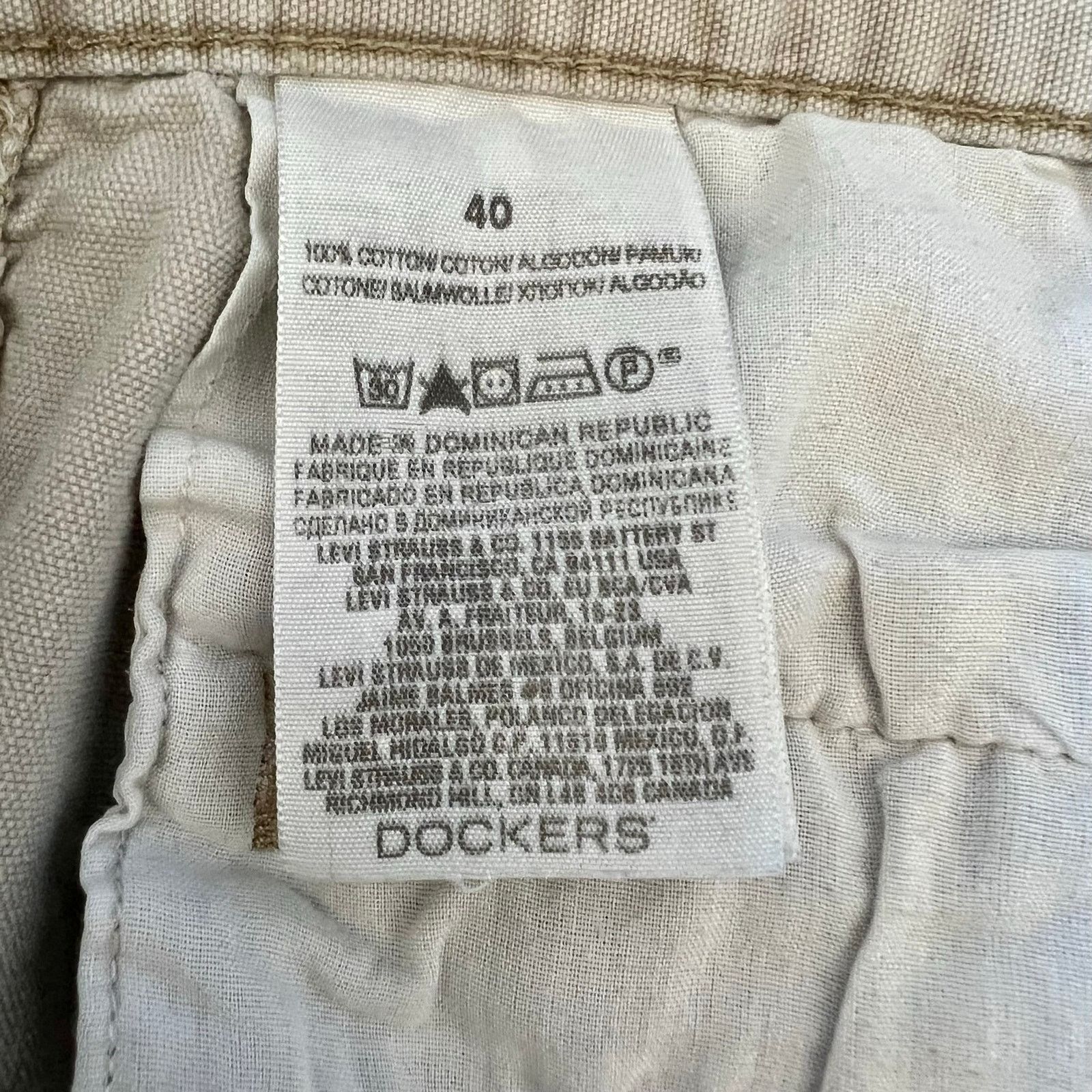 Dockers Dockers Cargo Shorts Men's W40 Khaki Flap Cargo Pockets Size US 40 / EU 56 - 8 Thumbnail