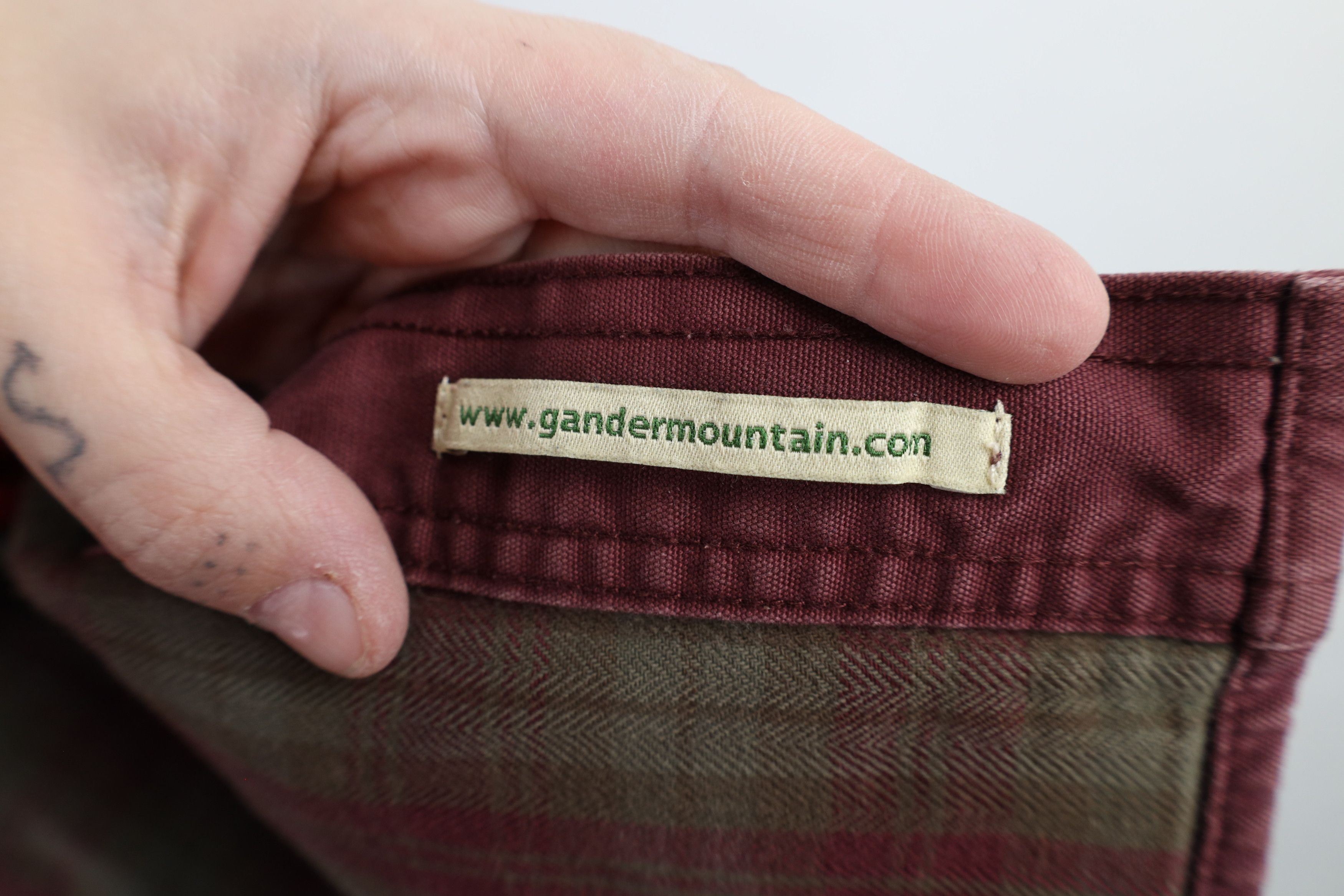 Vintage Vintage Gander Mountain Lined Canvas Button Shirt Jacket Size US XL / EU 56 / 4 - 6 Thumbnail