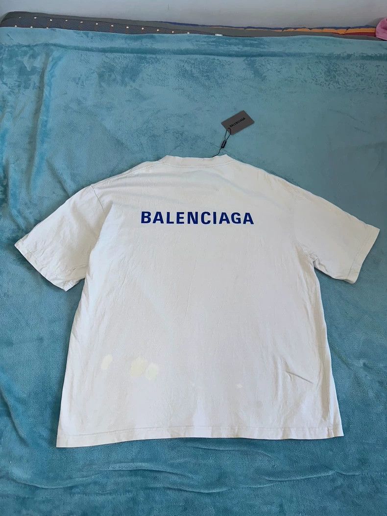 Balenciaga Balenciaga Letter Logo printed T-shirt with round neck and Size US XL / EU 56 / 4 - 5 Thumbnail