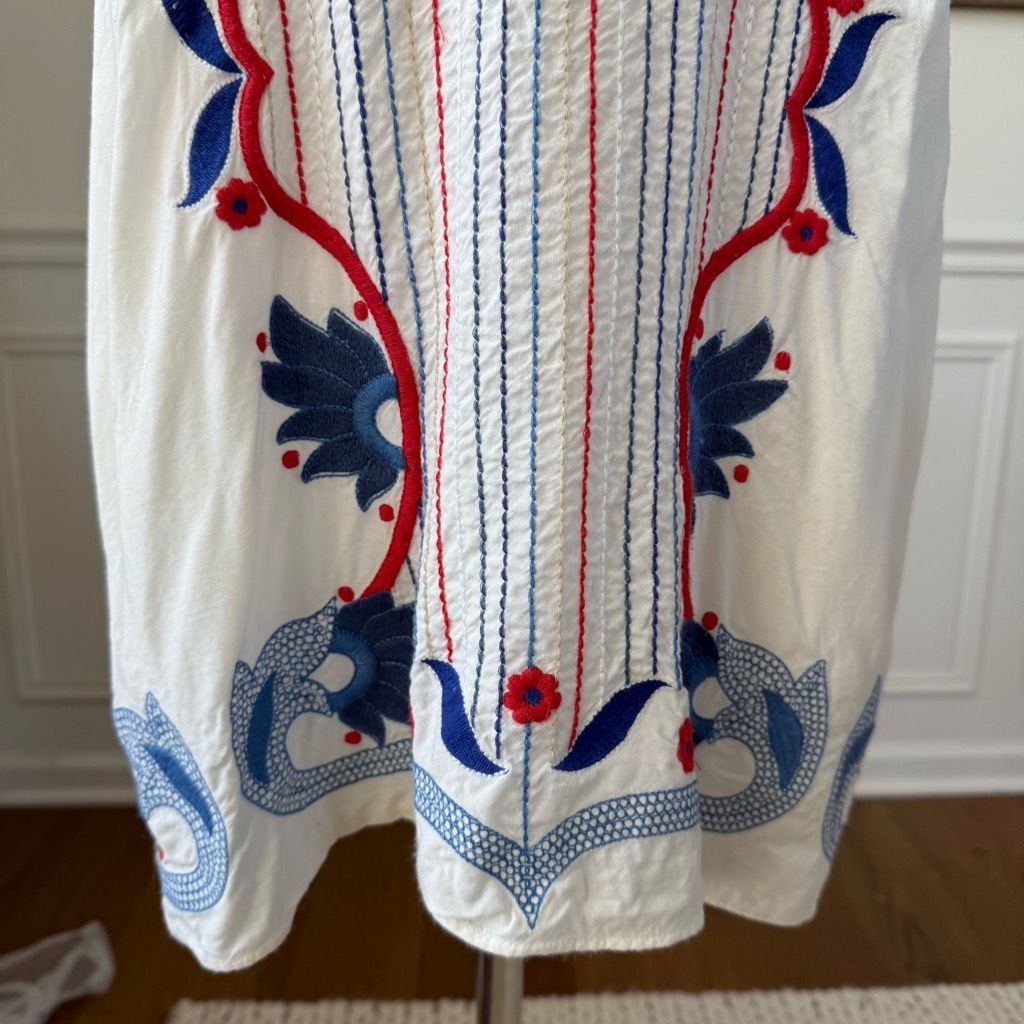 Red Carter Revolve Red Carter Off Shoulder Shift Dress Embroidered M Size M / US 6-8 / IT 42-44 - 4 Thumbnail