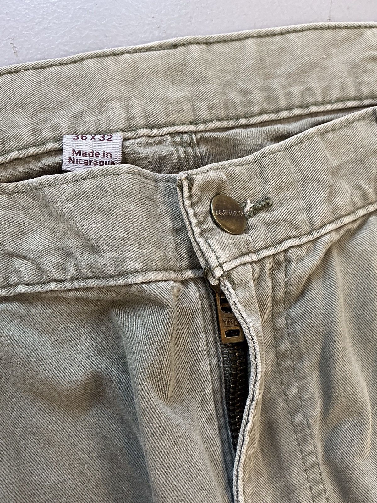 Carhartt × Vintage Vintage Carhartt B324 ARG carpenter denim Size US 36 / EU 52 - 4 Thumbnail