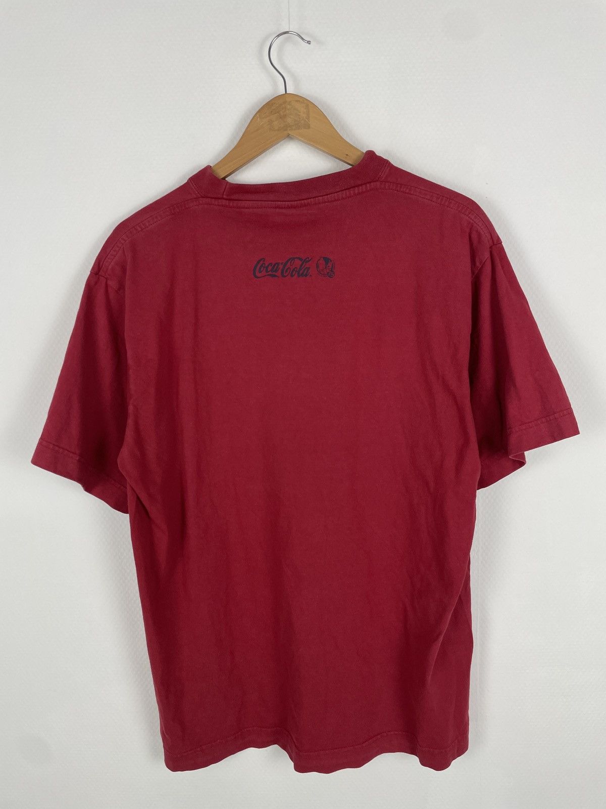 Coca Cola Rare 1929 Coca Cola Big Print Logo tintin made in Usa T-Shirt Tee Size US M / EU 48-50 / 2 - 2 Thumbnail
