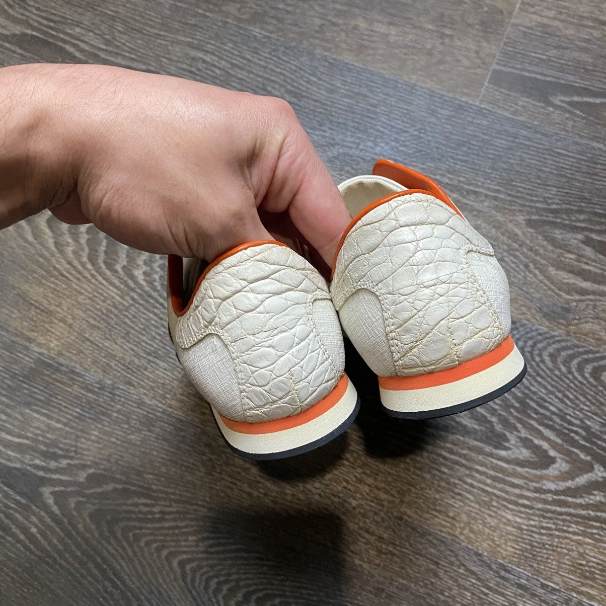 Gucci GUCCI Sneakers Leather GG Monogram Canvas Guccisima Size US 7.5 / IT 37.5 - 6 Thumbnail
