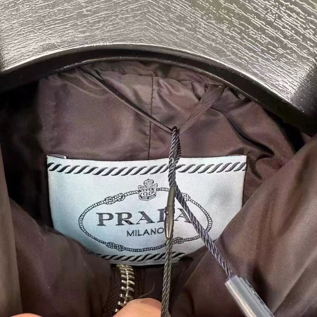 Prada Prada down jacket cuff metal triangle logo 40 new w/ tags Size S / US 4 / IT 40 - 2 Thumbnail