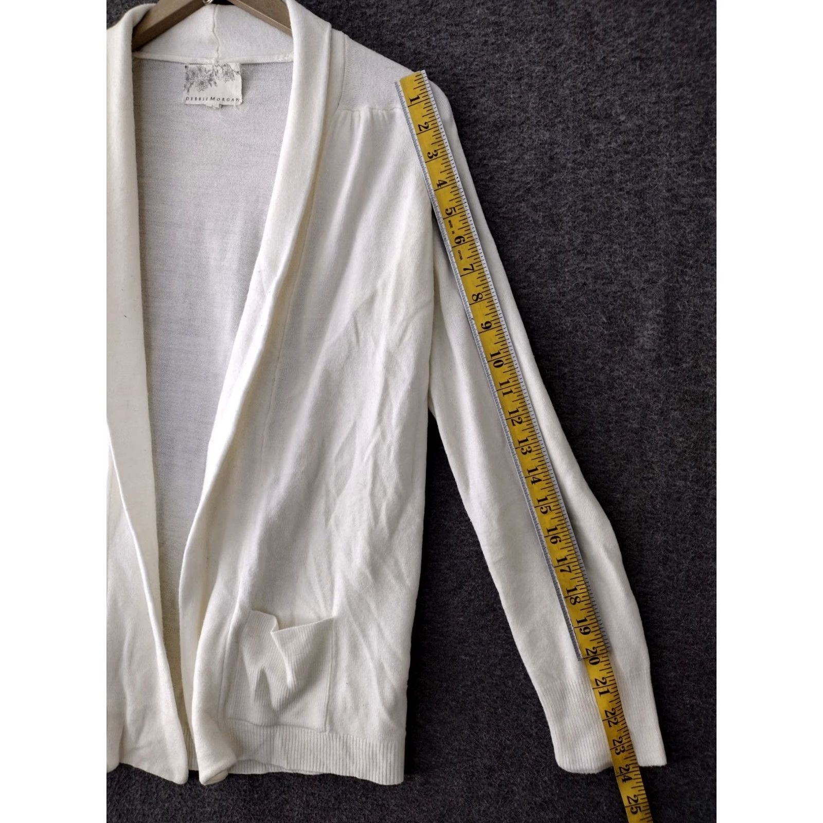 Vintage BBIEM ORGAN Women's Long Sleeve Cardigan Sweater Ivory Pockets S Vintage No Size S / US 4 / IT 40 - 5 Thumbnail