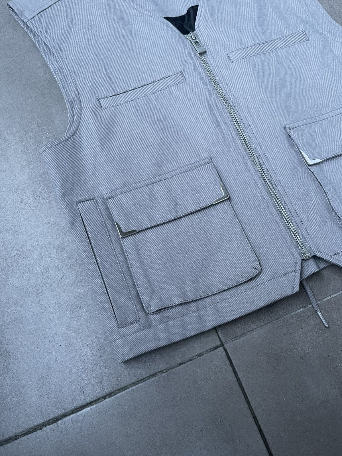 Han Kjobenhavn !DS! FW22 Han Kjobenhavn Cotton Cargo Grey Vest Size US M / EU 48-50 / 2 - 13 Thumbnail