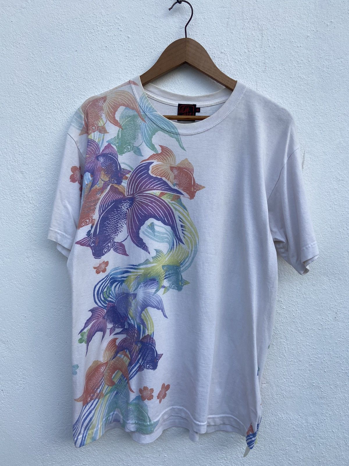 Dragonfly 🔥 Sukajan t shirt fish koi Size US L / EU 52-54 / 3 - 1 Thumbnail