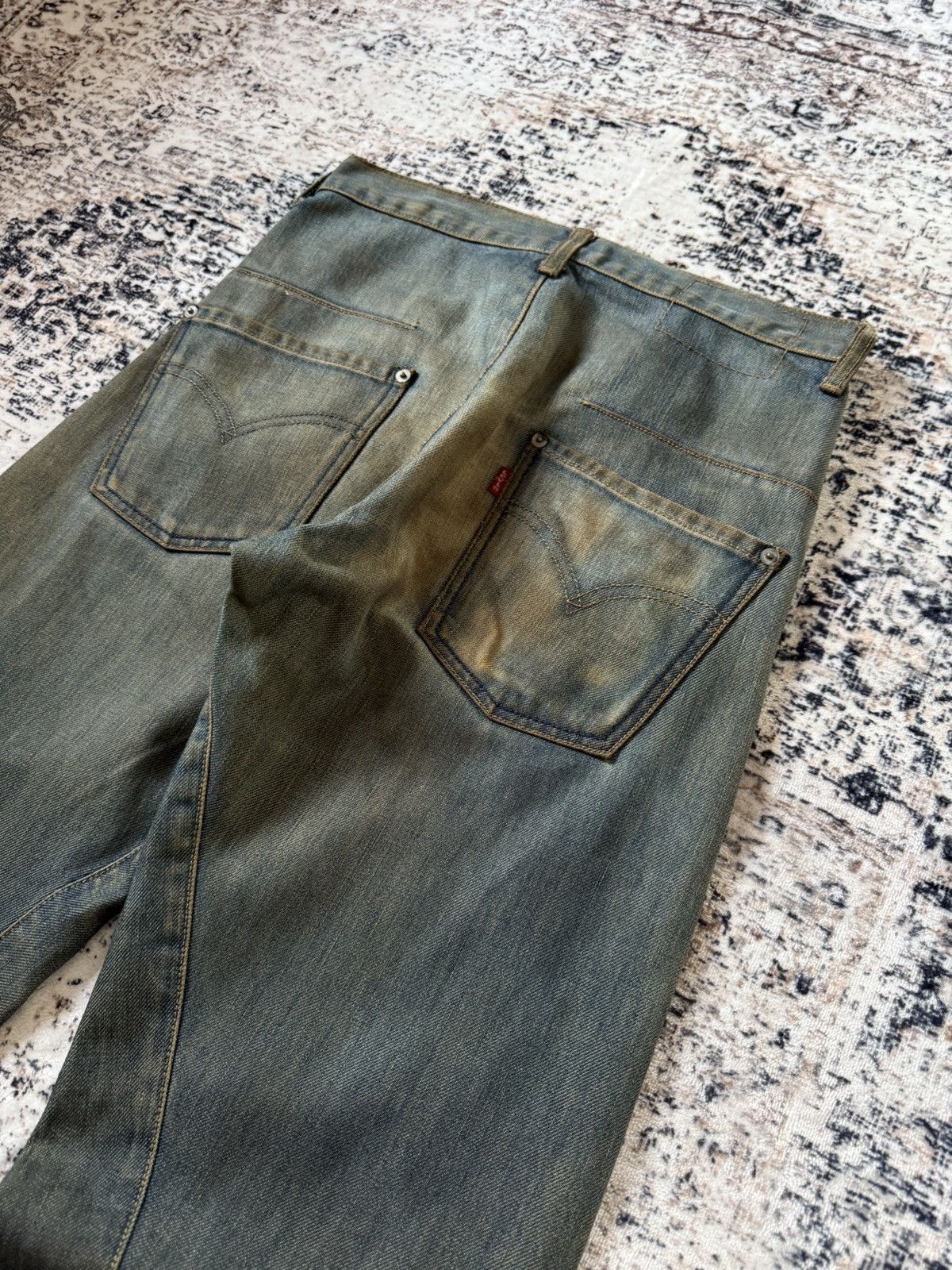 Levi's Vintage Clothing Vintage LEVIS Mud Wash Twisted Leg Engineered Jeans Regular Size US 30 / EU 46 - 13 Thumbnail