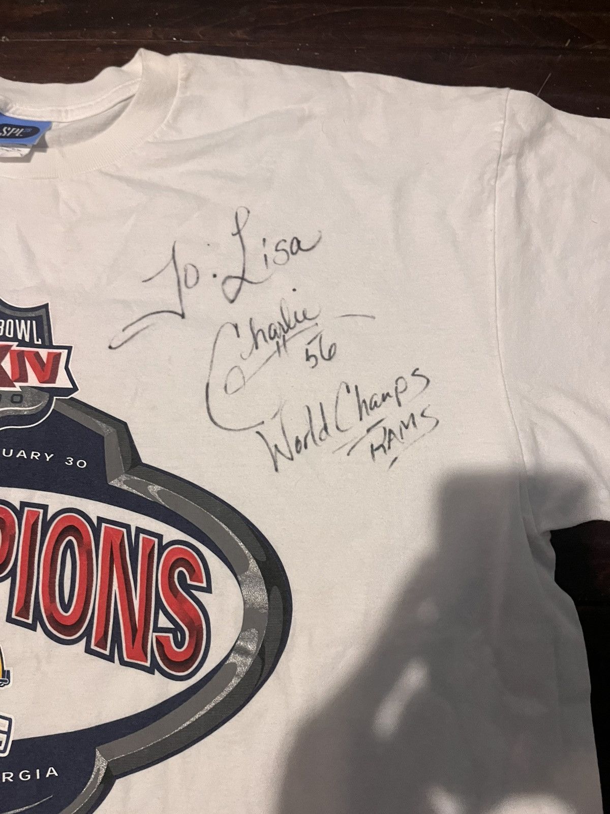 Vintage 2000 Super Bowl Tee Size US XXL / EU 58 / 5 - 2 Thumbnail