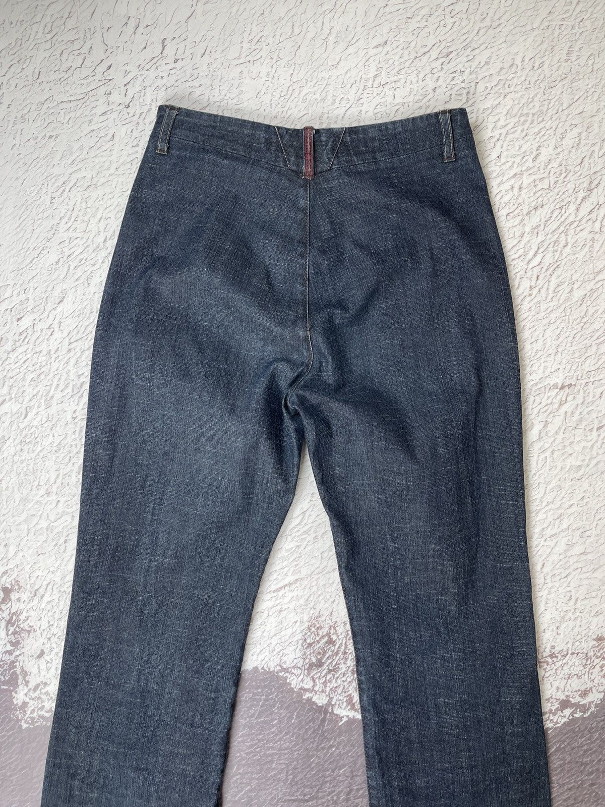 Japanese Brand Le Jean de Marithe Francois Girbaud indigo blue denim jeans Size 28" / US 6 / IT 42 - 17 Thumbnail