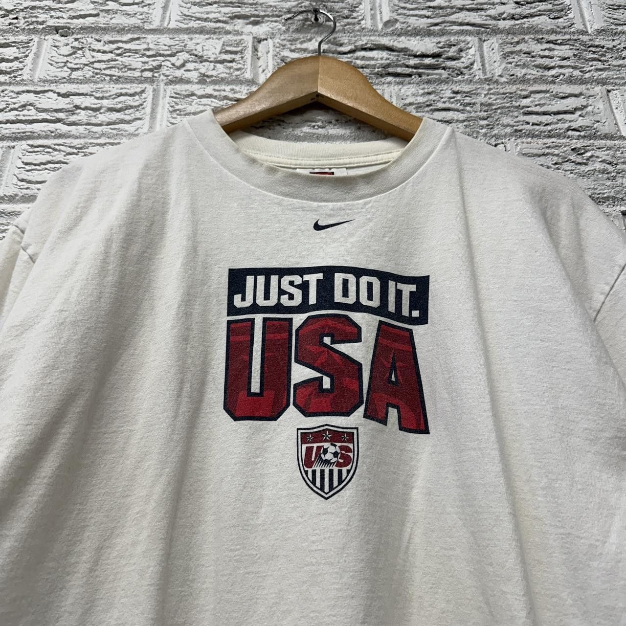 Nike Y2K Nike USA Soccer White Tee Shirt Large Size US XL / EU 56 / 4 - 1 Thumbnail