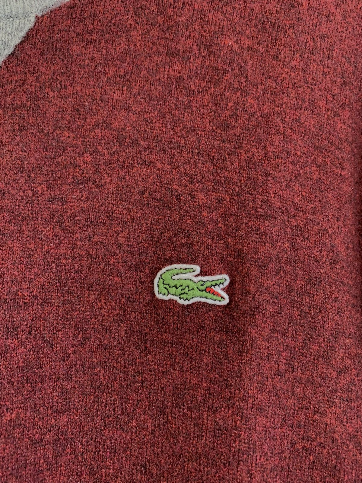 Lacoste Vintage Lacoste Sport Wool Knit Sweater Striped Men Size US L / EU 52-54 / 3 - 4 Thumbnail
