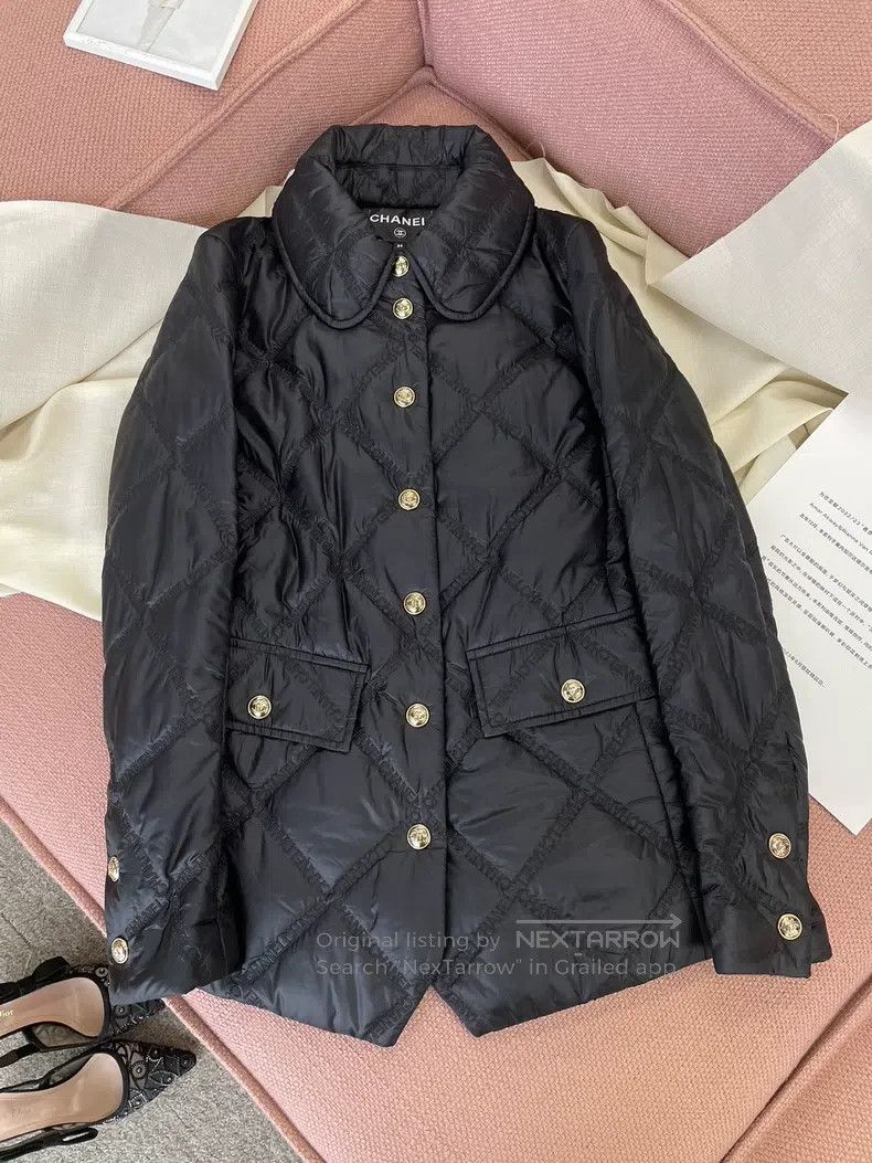 Chanel Chanel Equestrian series black diamond-patterned cotton ja Size XXS / US 00 / IT 34 - 2 Thumbnail