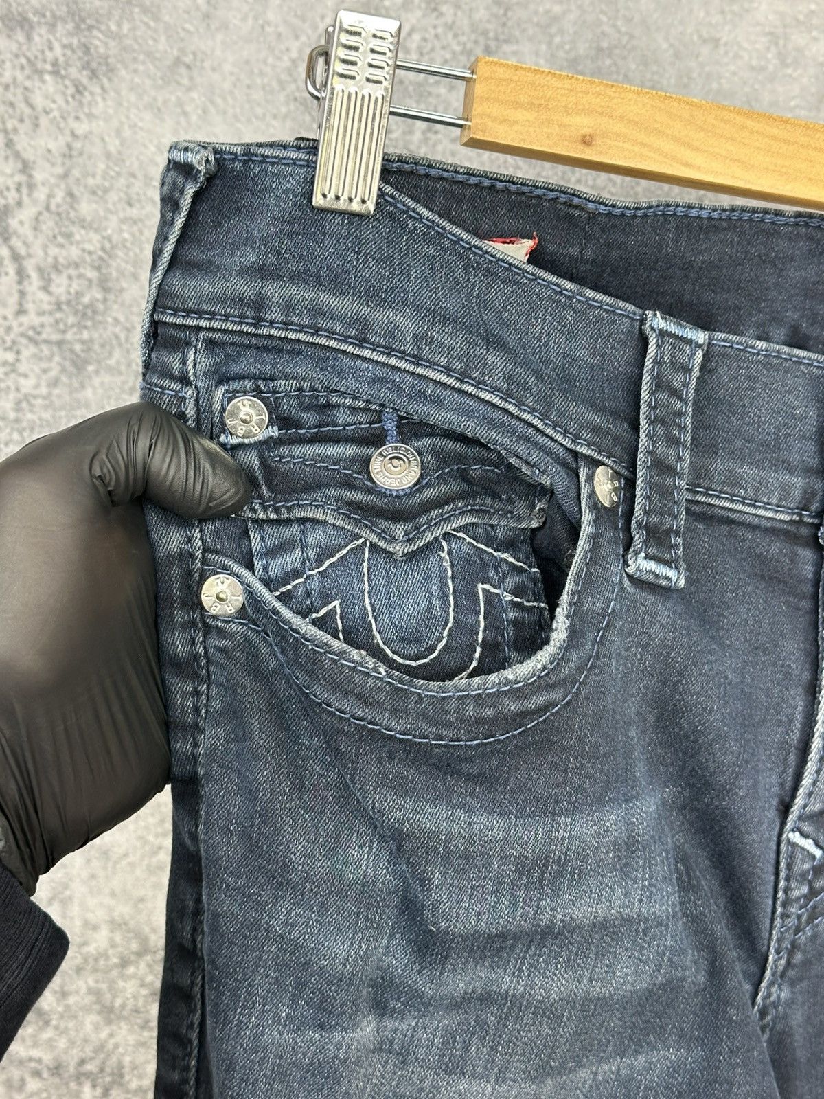 True Religion True Religion Geno Jeans Relaxed Slim Stretch Denim Pants Size US 30 / EU 46 - 10 Thumbnail