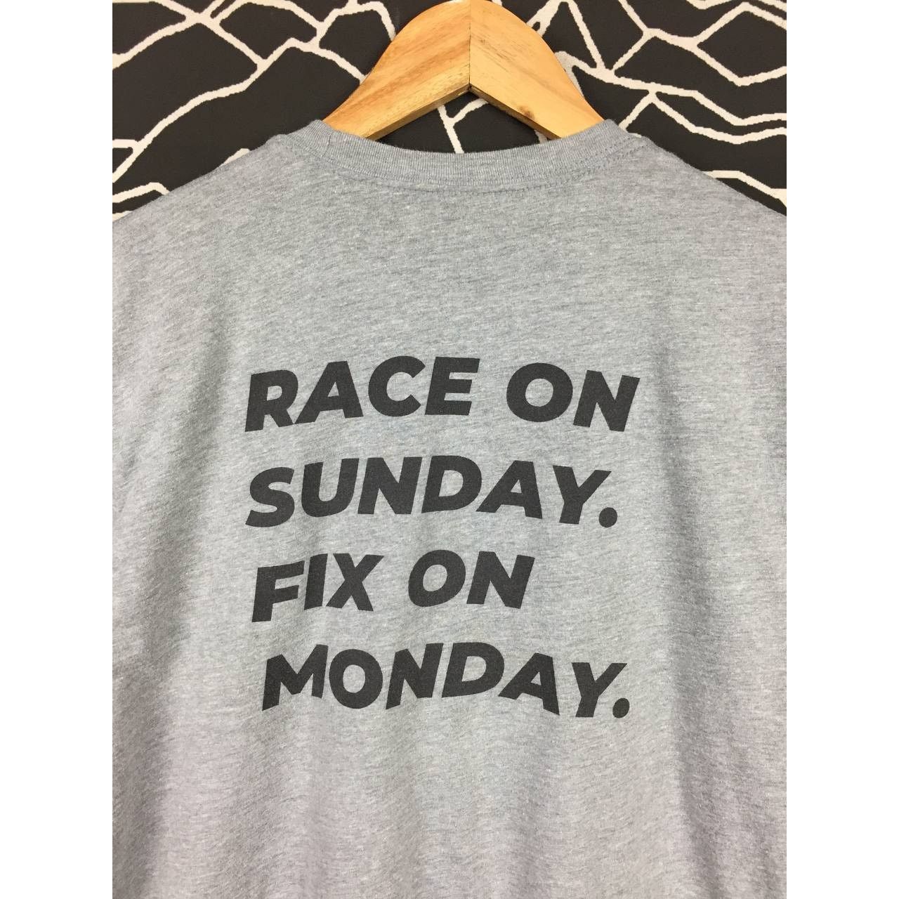 BMW Buildjournal Race On Sunday Fix On Monday Tee Size US M / EU 48-50 / 2 - 3 Thumbnail