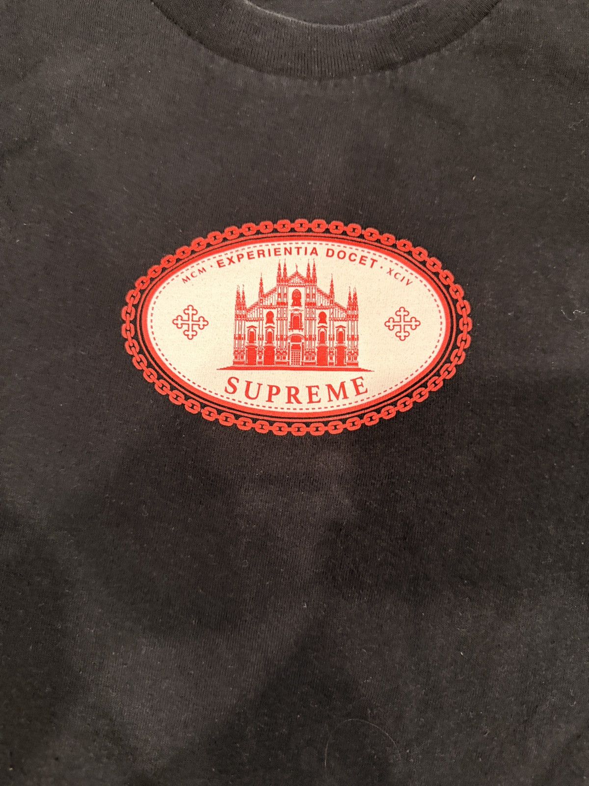 Supreme Supreme graphic tee Black Size medium Size US M / EU 48-50 / 2 - 2 Thumbnail