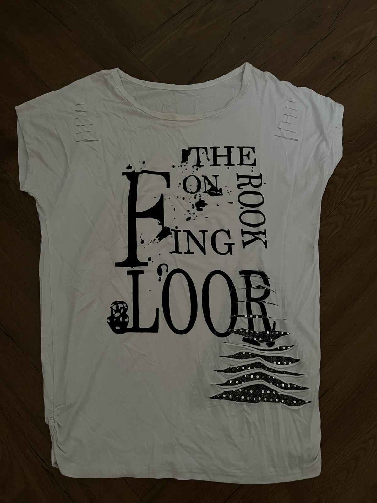 Share Spirit Homme 2000s Punk Distressed Skinny Fit Graphic Tee Size US M / EU 48-50 / 2 - 2 Thumbnail