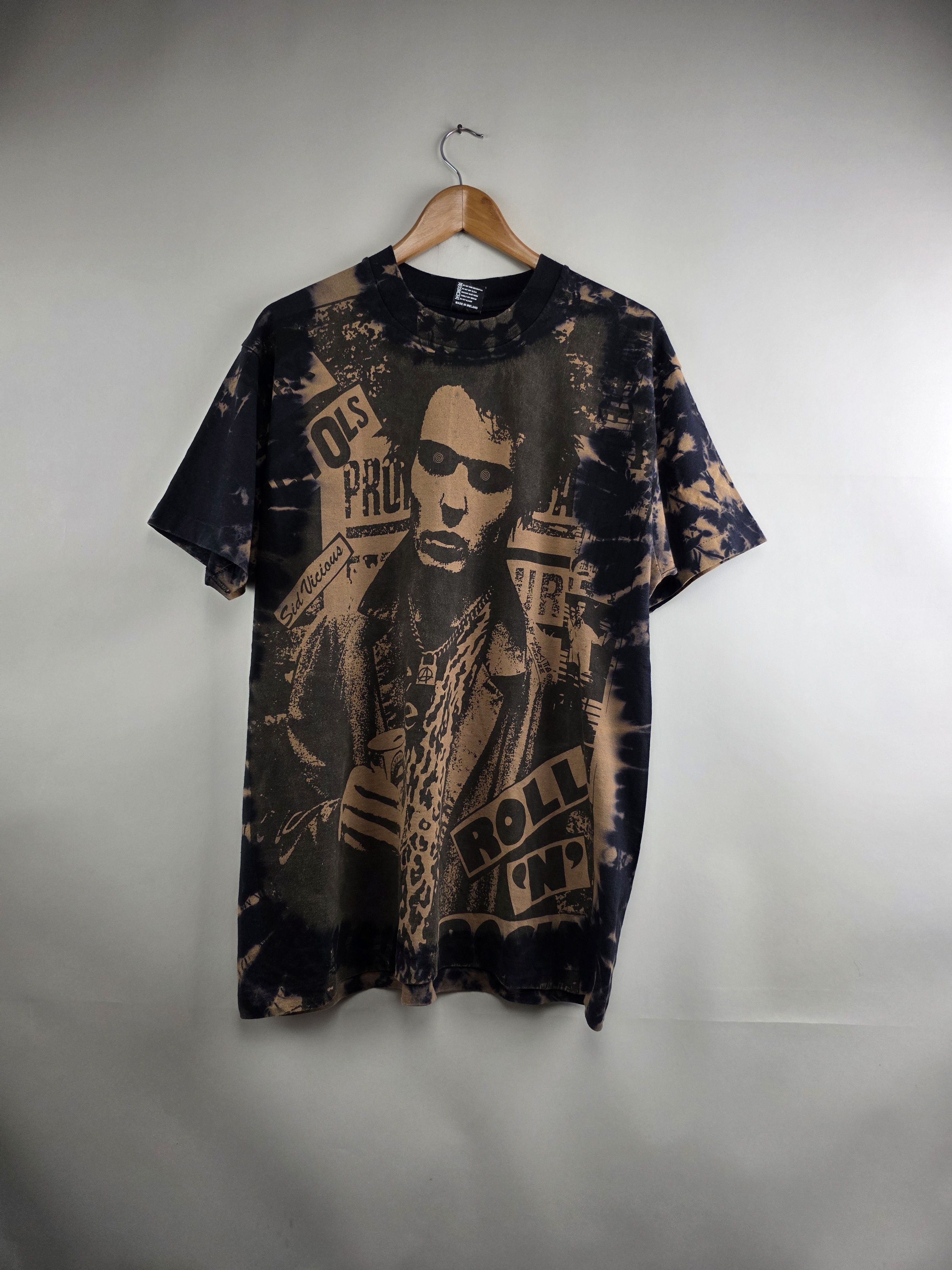Band Tees × Vintage 90s Sex Pistols Sid Vicious Tie Dye XL 22.5" 31" Size US XL / EU 56 / 4 - 7 Thumbnail