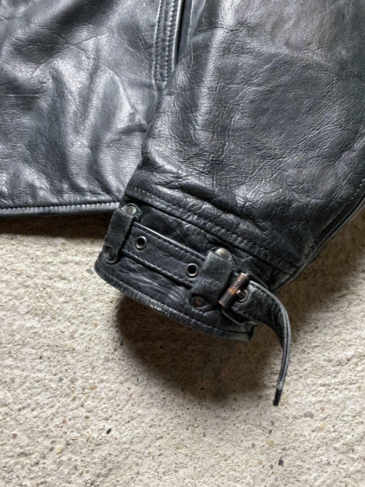 Emporio Armani Armani jeans leather jacket vintage avantgarde archive retro Size US M / EU 48-50 / 2 - 8 Thumbnail