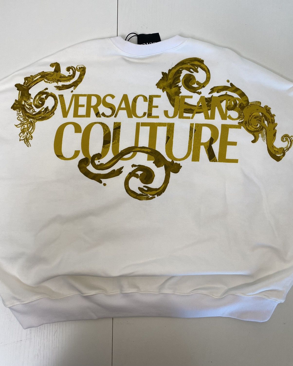 Versace Jeans Couture Watercolor Baroque Versace Jeans Culture sweatshirt, M, Size M / US 6-8 / IT 42-44 - 10 Thumbnail