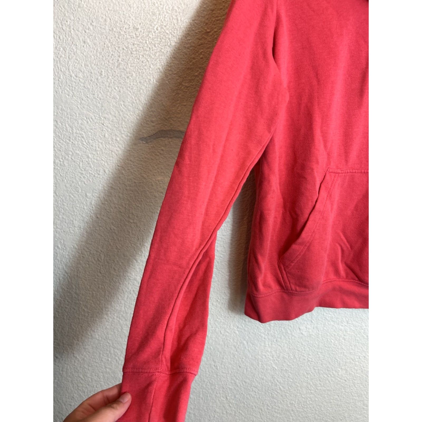 Nike Nike Hoodie Women’s Size Large Orange/Coral Funnel Neck Pullover 803636-850 Size L / US 10 / IT 46 - 2 Thumbnail