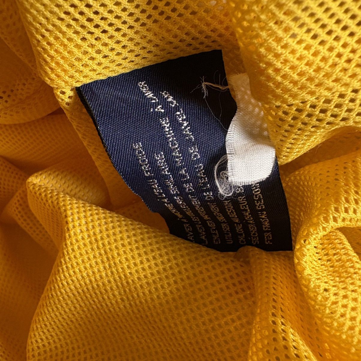 Nautica Vintage 90s Nautica Yellow Windbreaker Bomber Hoodie Jacket Size US L / EU 52-54 / 3 - 8 Thumbnail