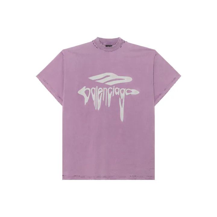 Balenciaga SS25 Logo Half-Turtleneck T-Shirt