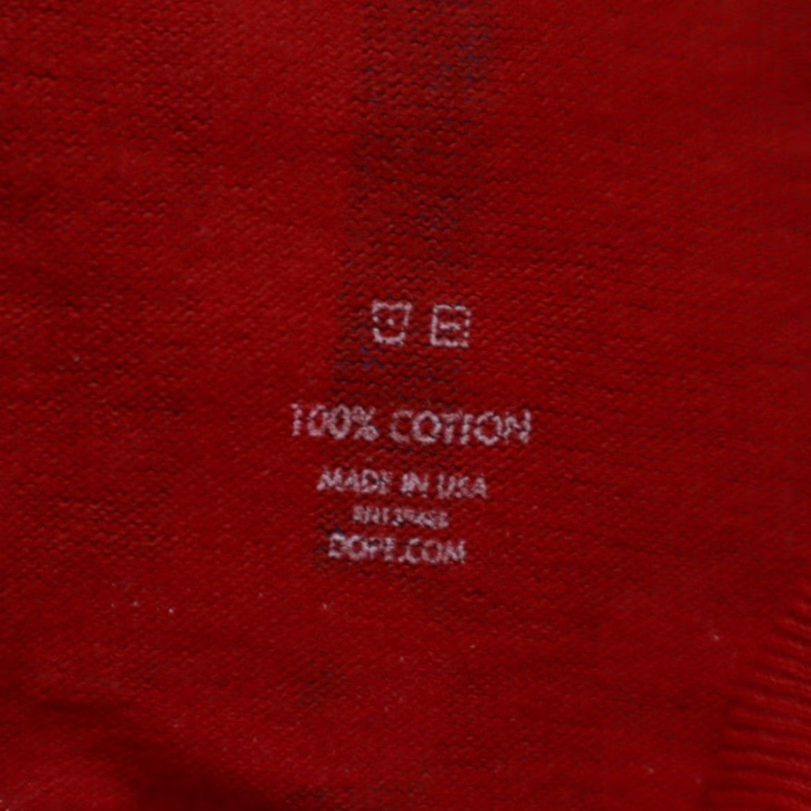 Vintage Dope Sport USA Made in US Solid T-Shirt Red Men's M Size US M / EU 48-50 / 2 - 6 Thumbnail