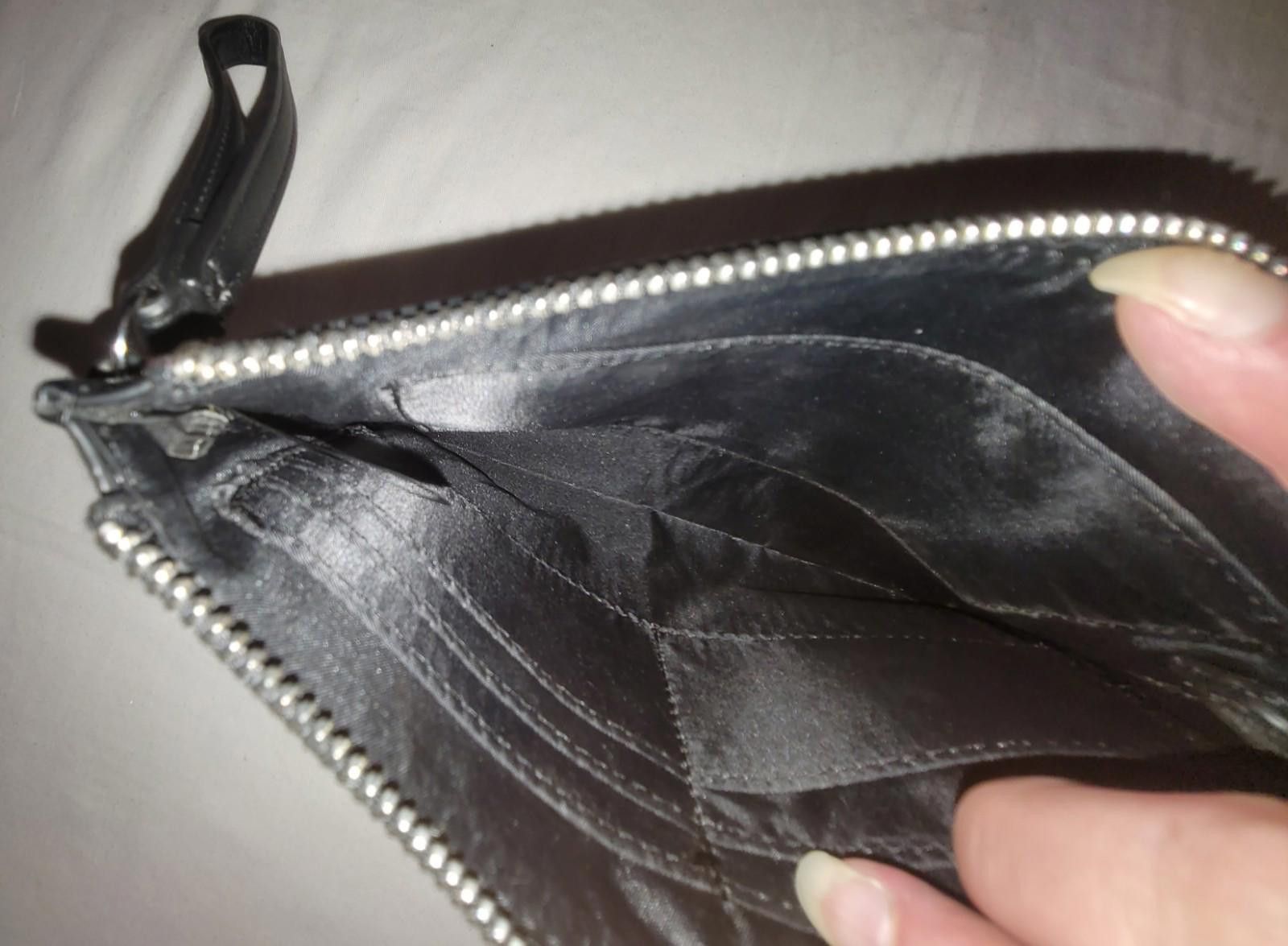 Guess GUESS pleather pouch black Size ONE SIZE - 3 Thumbnail