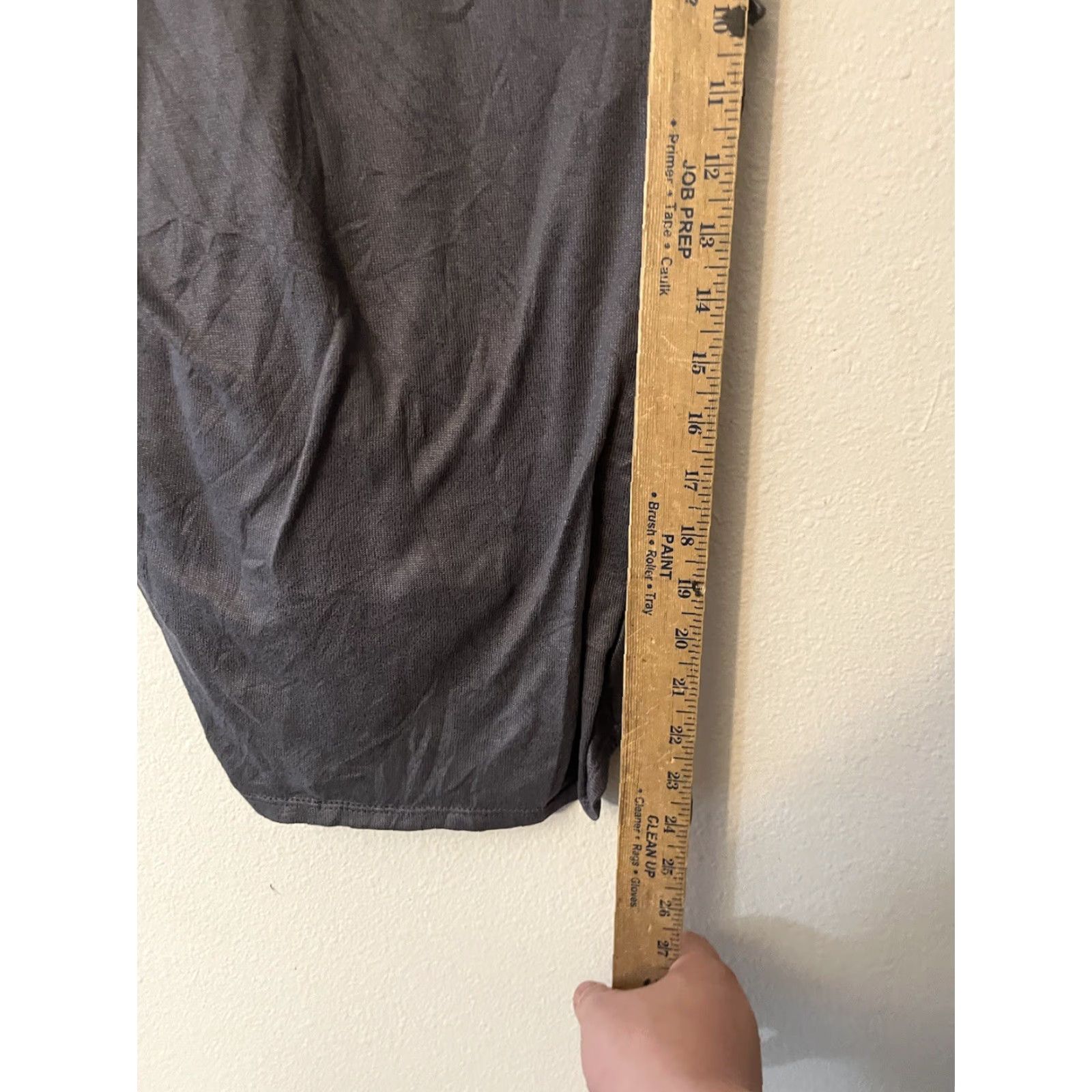 Lucky Brand Lucky Brand Sleep Shirt Sleeveless XL Gray Womens Casual Lounge Stars Cotton Modal Tank Tee Tie Closure Size XL / US 12-14 / IT 48-50 - 4 Thumbnail