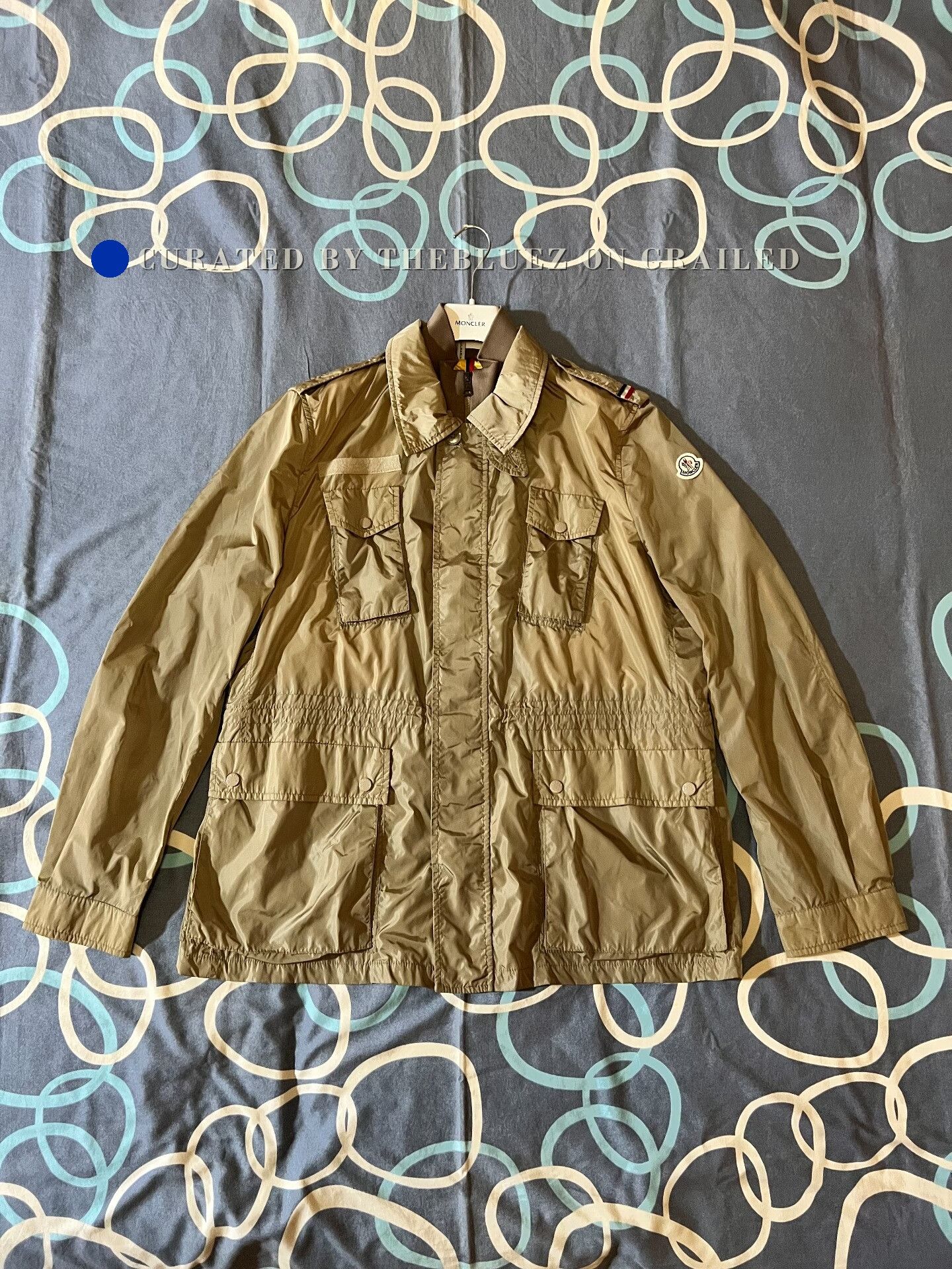 Moncler Moncler Stripe Shoulder Tab Thin Windbreaker Size US M / EU 48-50 / 2 - 1 Thumbnail