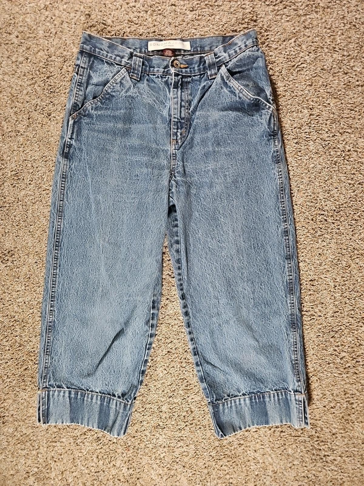 Sonoma SONOMA Petite Women's Blue Modern Fit Size 8 Size 30" / US 8 / IT 44 - 1 Thumbnail