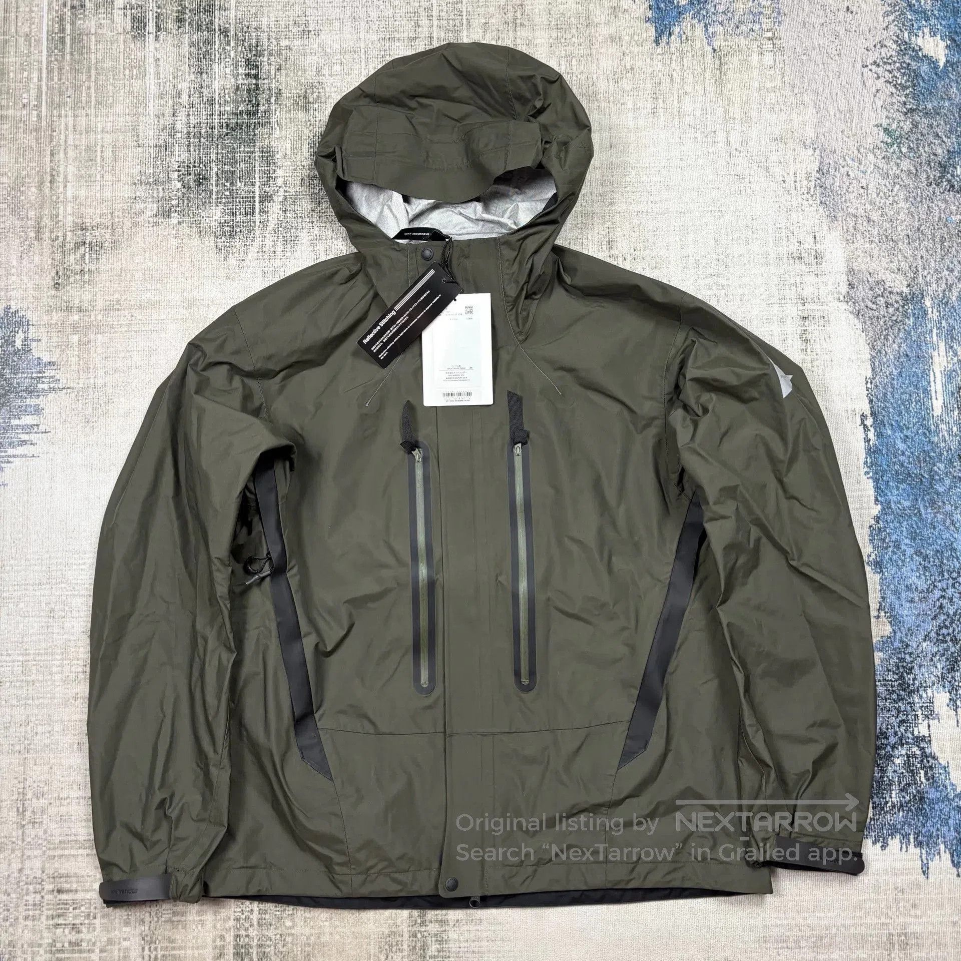 And Wander AND WANDER 24SS 2.5L HIKER RAIN JACKET. Size US S / EU 44-46 / 1 - 1 Thumbnail