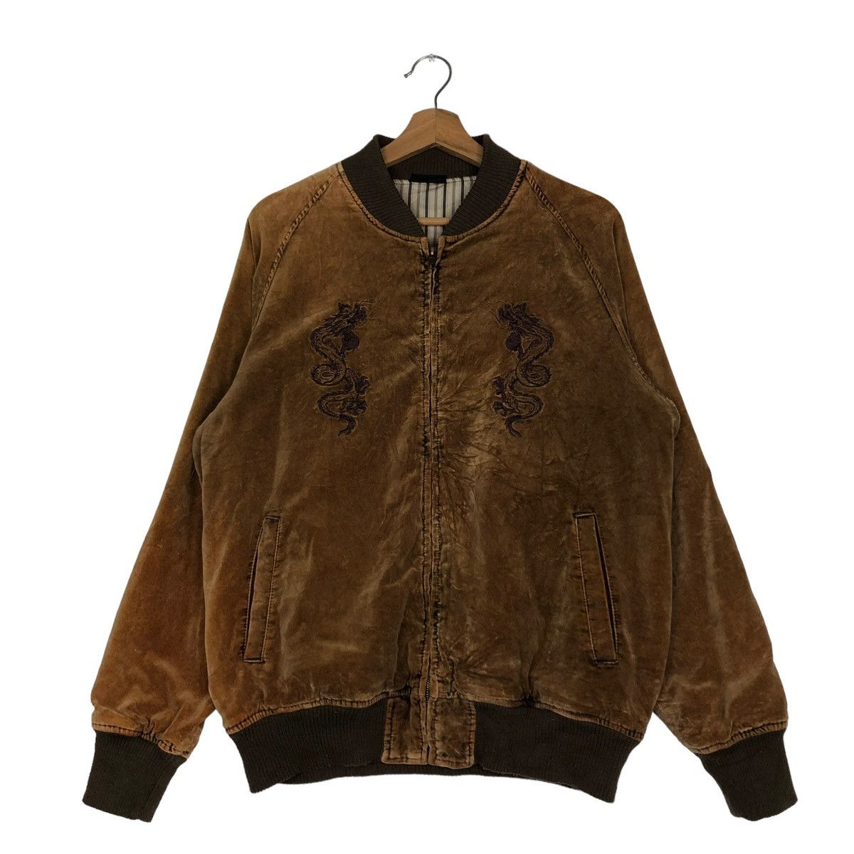 Japanese Brand 🔥VINTAGE TRADITIONAL JAPANESE SUKAJAN JACKET ISSEY MIYAKE Size US M / EU 48-50 / 2 - 1 Thumbnail