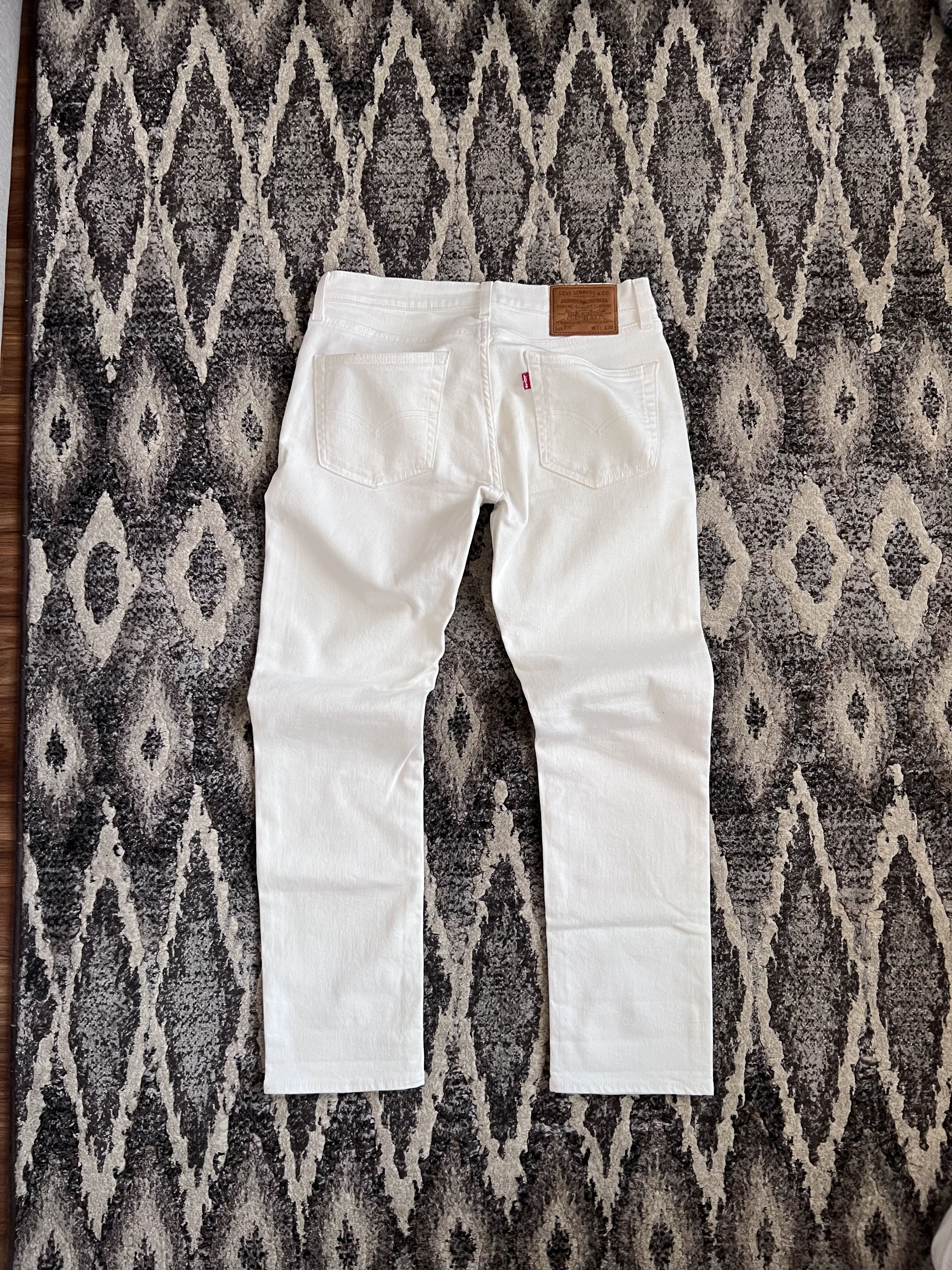 Levi's W31 L 30 Levi's 511 in White Size US 31 - 3 Thumbnail